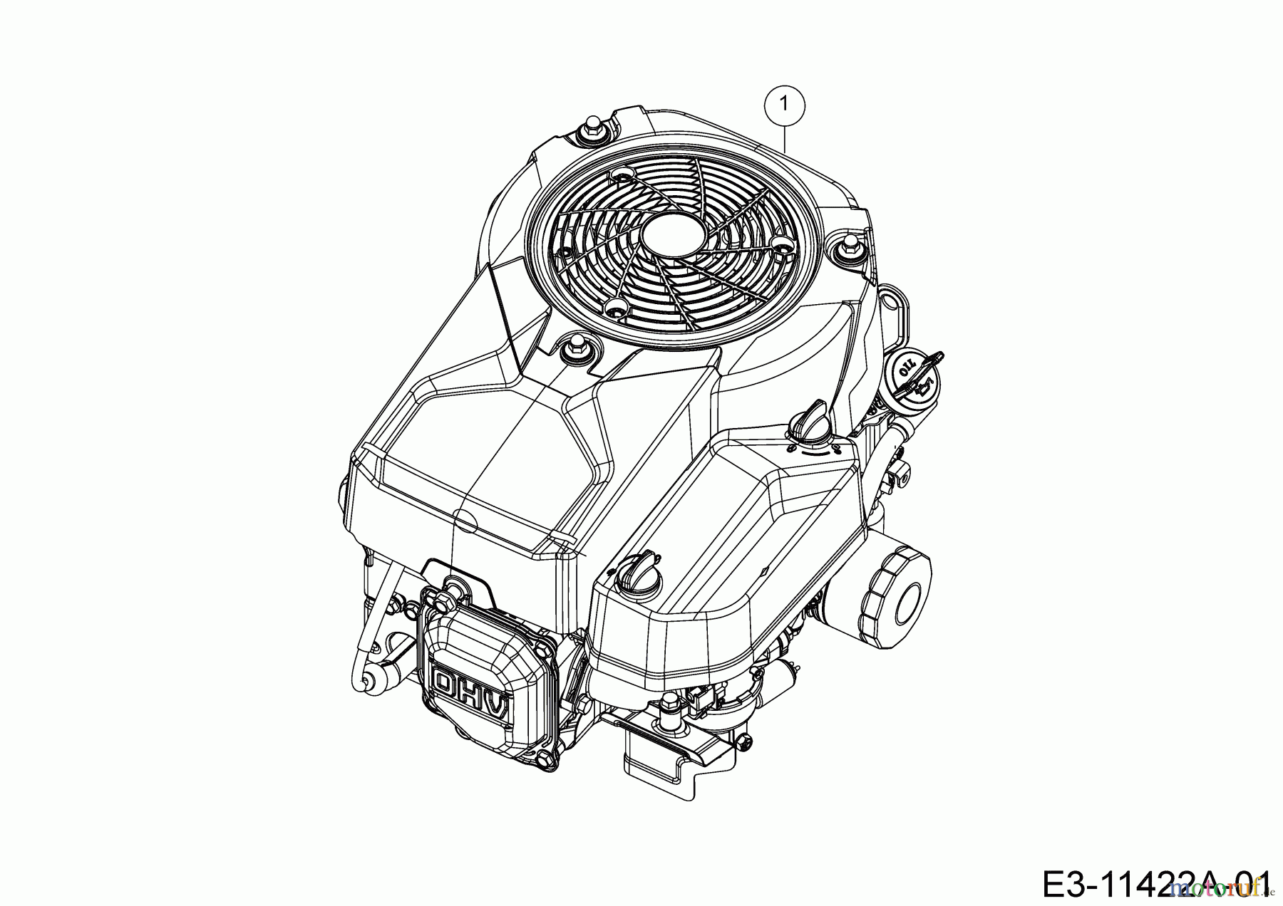  Greenbase Rasentraktoren V 182 I 13ATA1KB618 (2020) Motor B&S