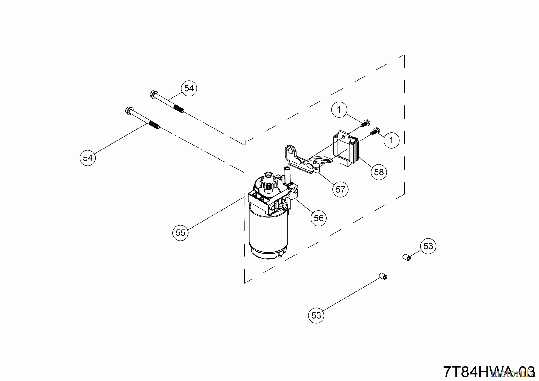  MTD-Motoren Vertikal 7T84HWA 7T84HWA (2023) Starter, Spannungsregler