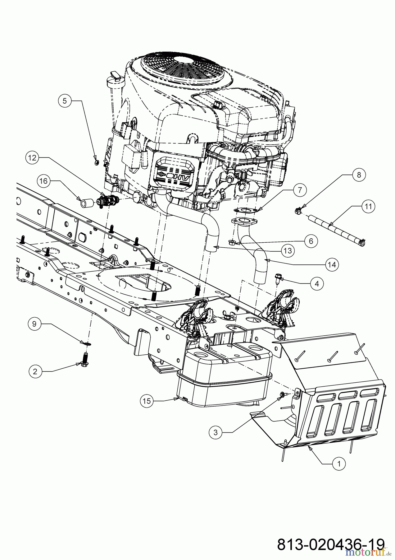  Gartenland Rasentraktoren GL 22.0/106 H 13CAA1KR640 (2022) Motorzubehör