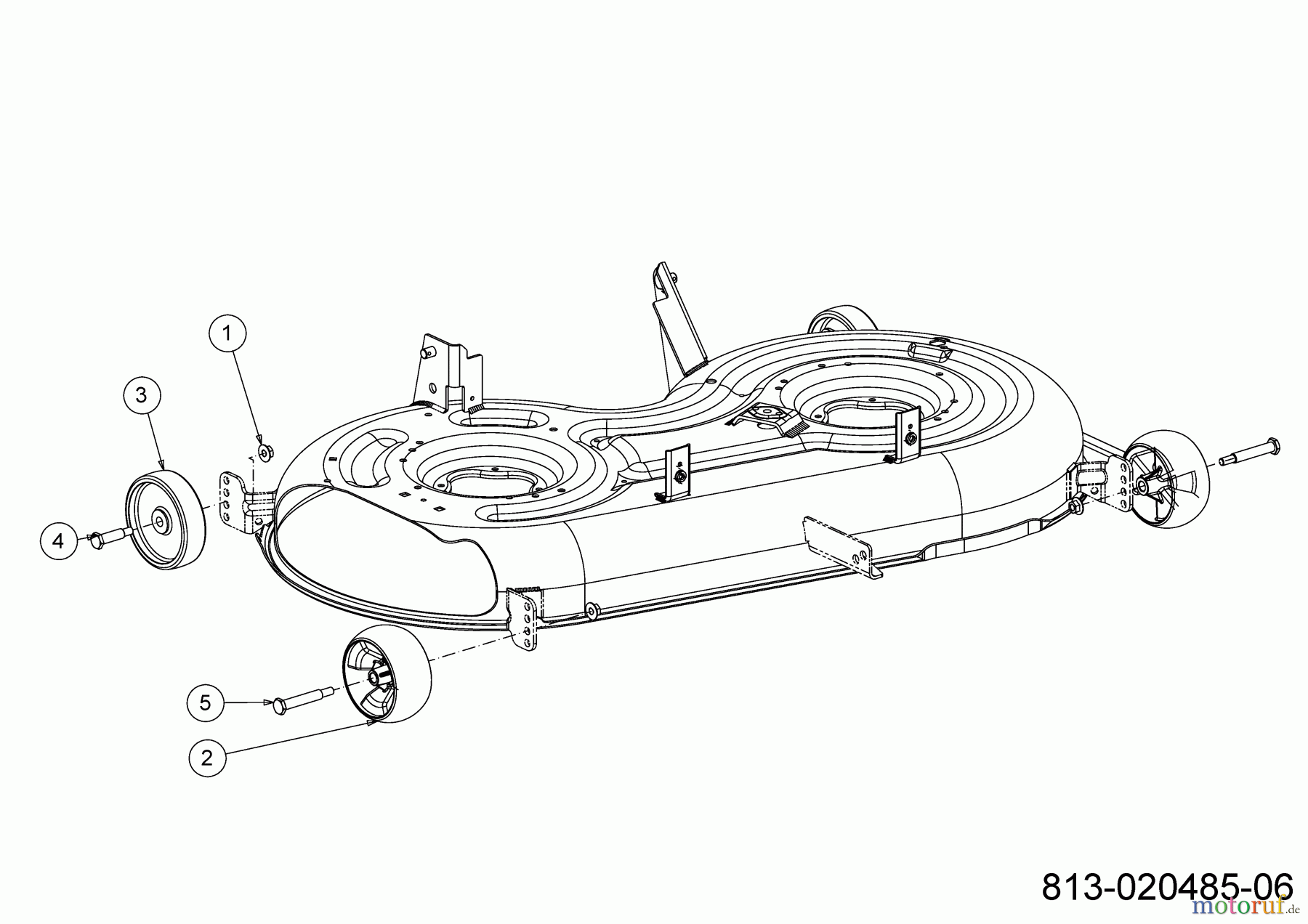  Verts Loisirs Rasentraktoren VL 117 H 13ATA1KT617 (2021) Räder Mähwerk