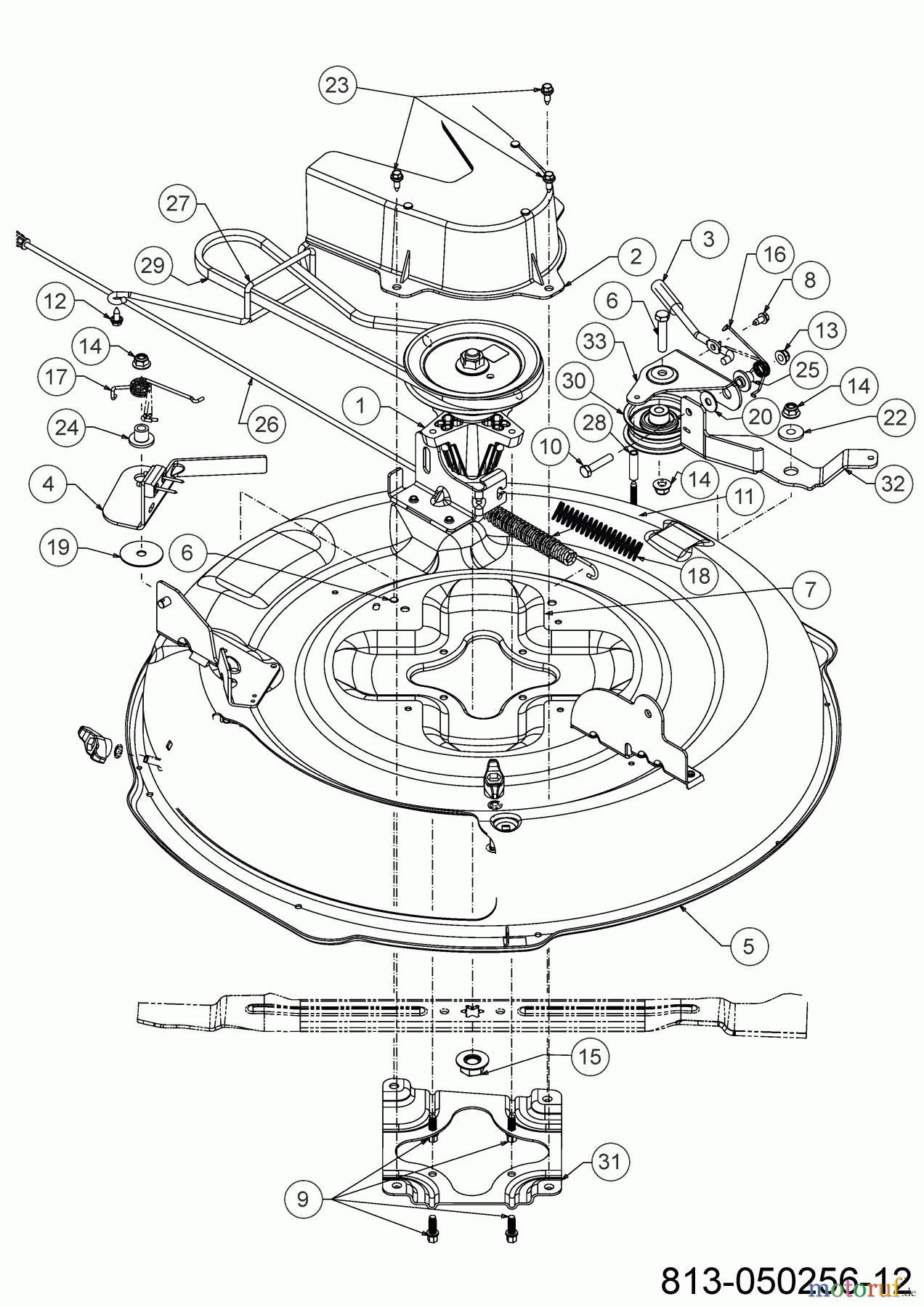  MTD Rasentraktoren Minirider 76 SDE 13C726JD600 (2022) Mähwerk D (30