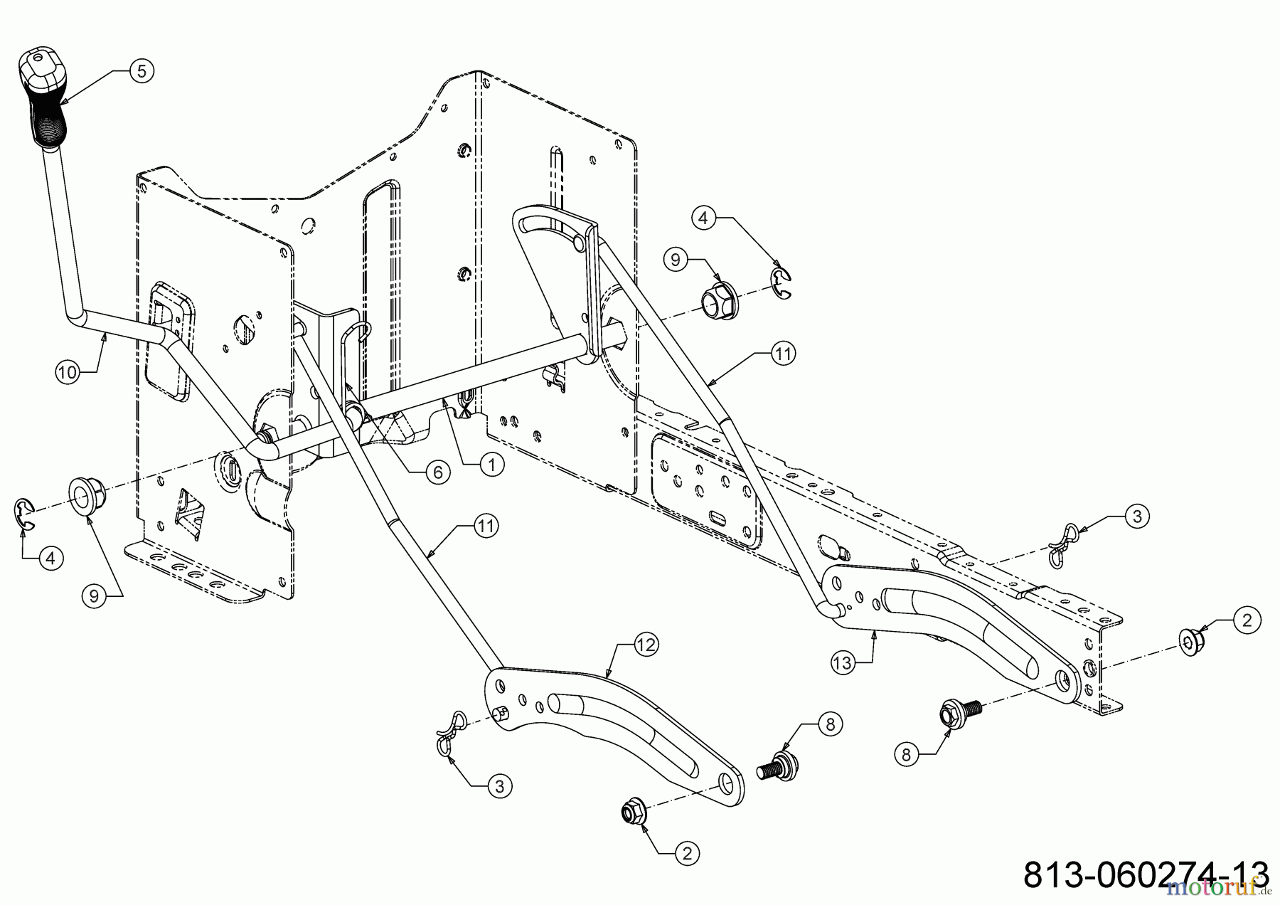  Tigara Rasentraktoren TG 15 / 96 HEM 13BB79KF649 (2021) Mähwerksaushebung