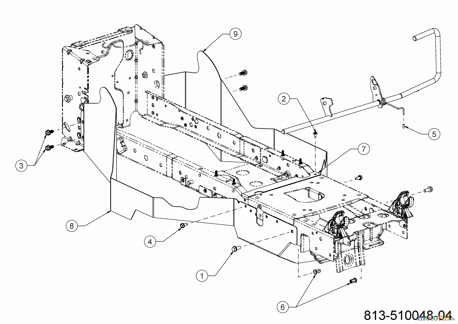  Greenbase Rasentraktoren V 162 C 13B8A1KF618 (2021) Keilriemenschutz