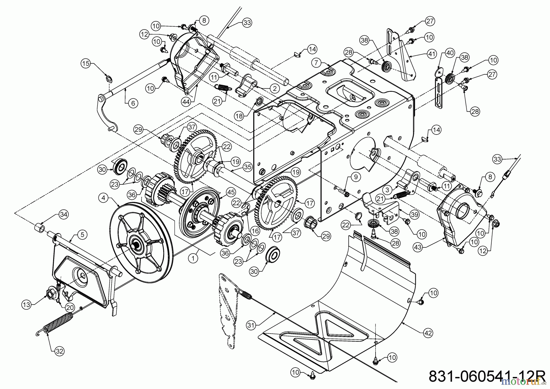  MTD Schneefräsen Optima ME 76 31BY5ET5678  (2022) Fahrantrieb