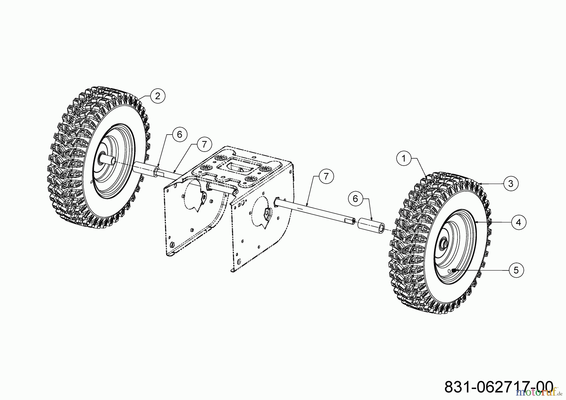  MTD Schneefräsen Optima ME 66 31AY5FS3678 (2024) Räder 16x4.8x8