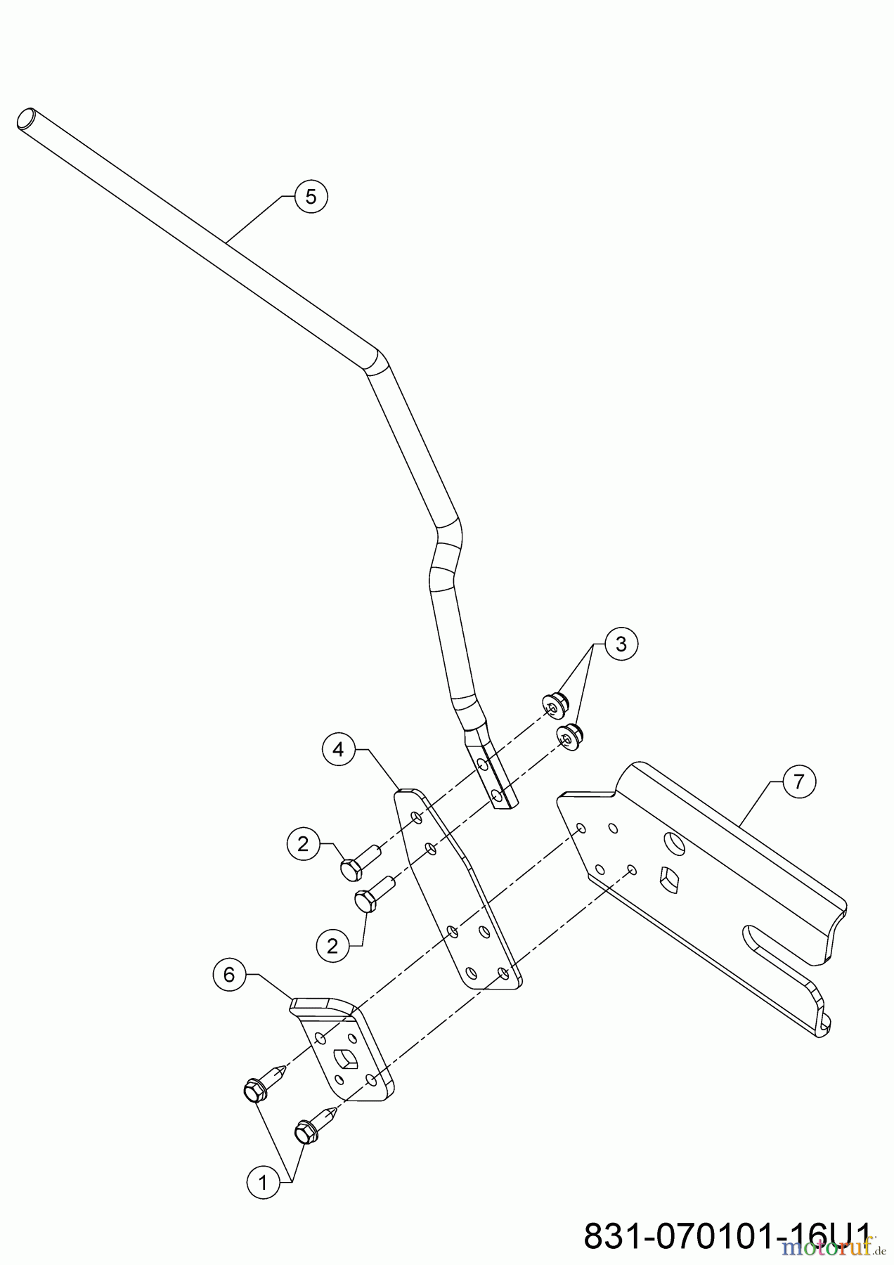  MTD Schneefräsen Optima ME 66 T 31AY7FS3678 (2023) Verstellhebel