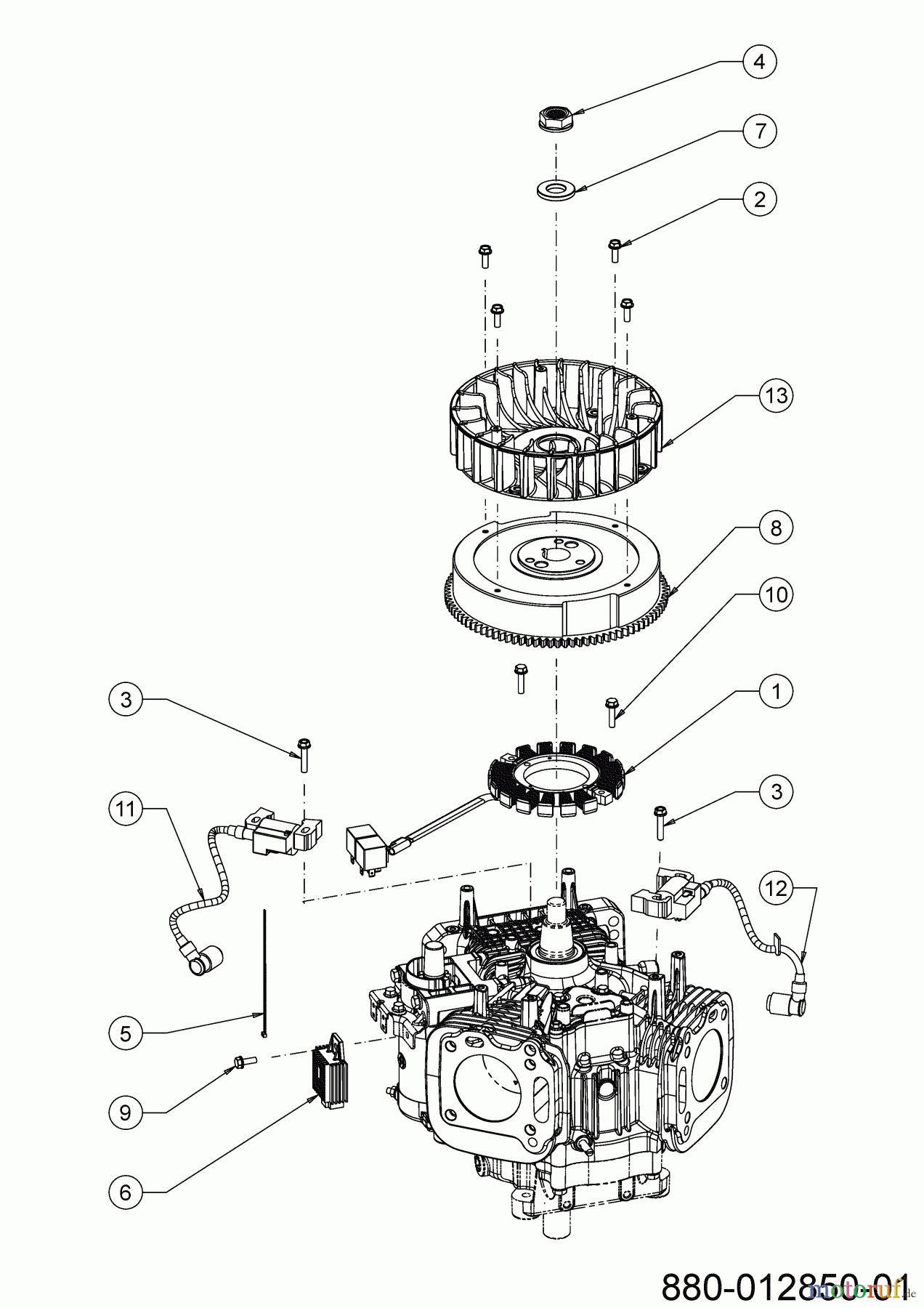  MTD-Motoren Vertikal 4Q78HW 752Z4Q78HW (2020) Zündung