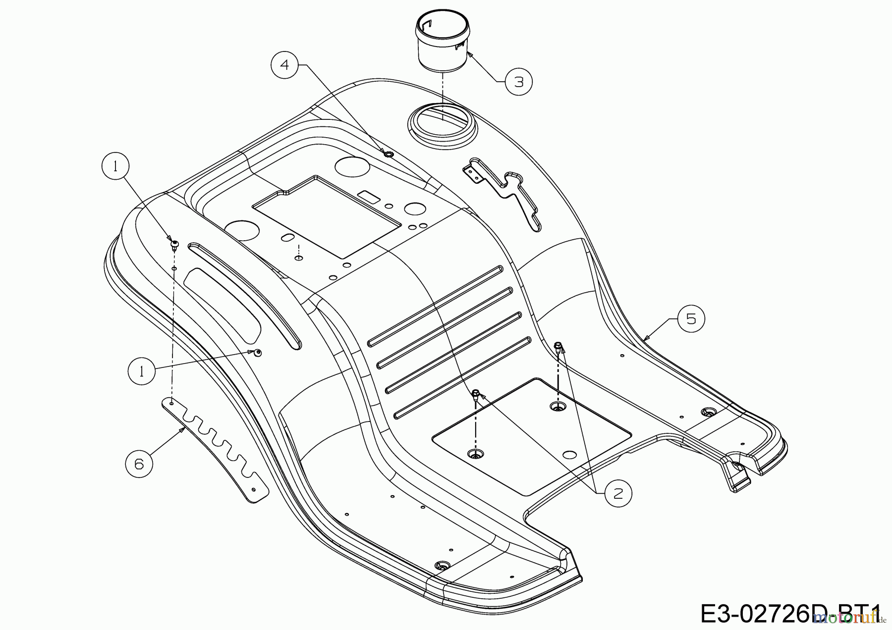  MTD Rasentraktoren LT 107 EXHK 13CG79KG682 (2022) Sitzwanne