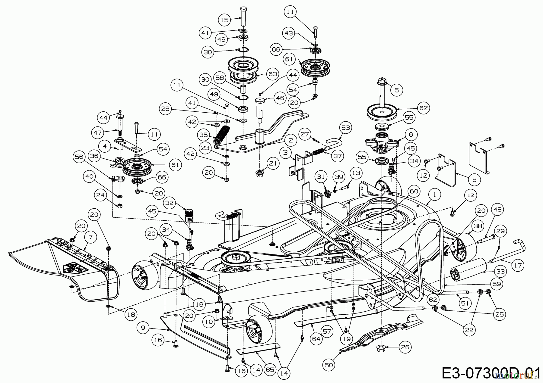  MTD Zubehör Zubehör Garten- und Rasentraktoren Mähwerke für GTX 2100, Mähwerk 50