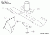 Mr.Gardener HW 42 B 11A-LL5B629 (2016) Ersatzteile Messer, Messeraufnahme, Mulchstopfen ab 01.09.2016