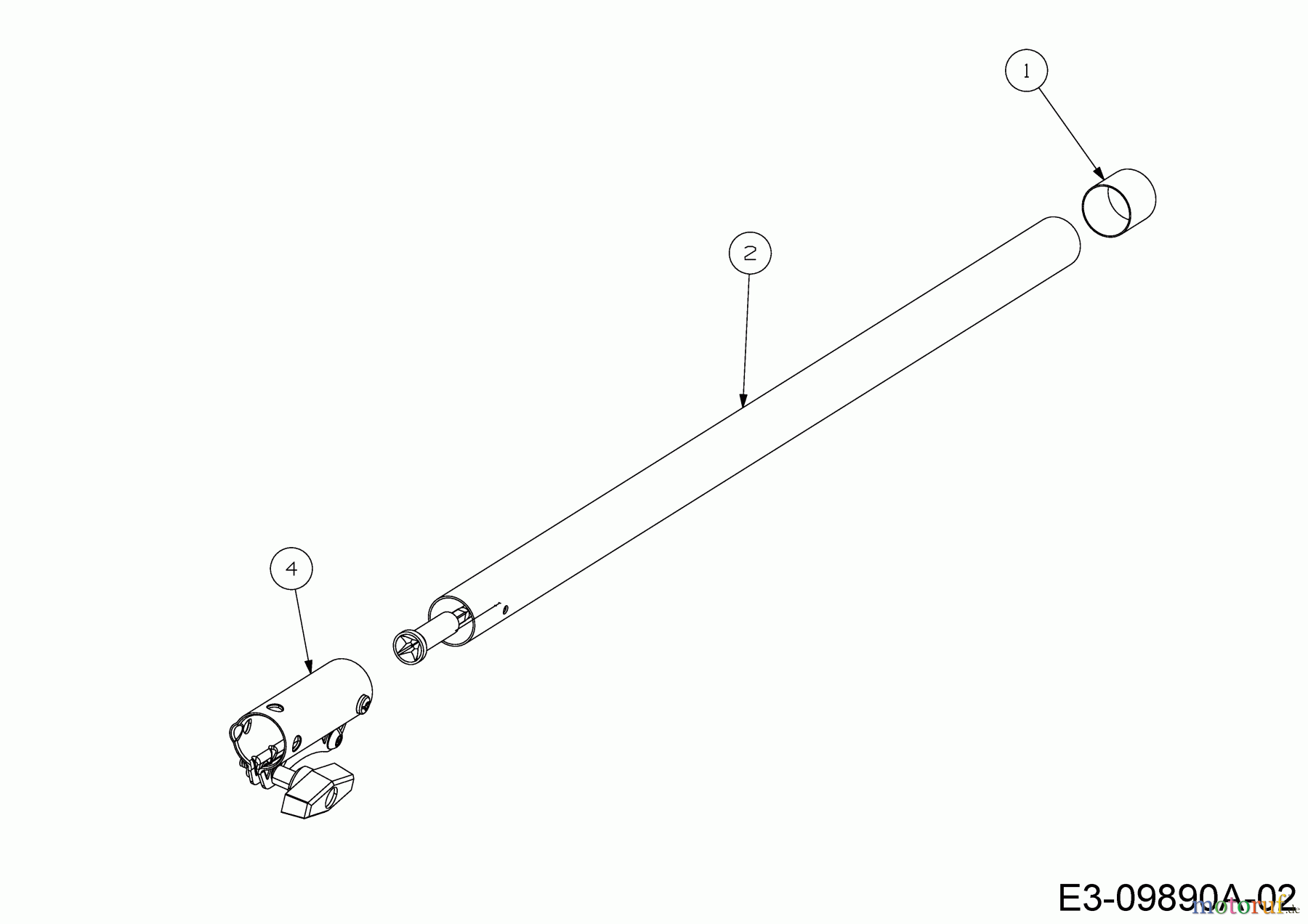  MTD Zubehör Zubehör Motorsensen, Trimmer Kettensäge PS 720 41AJPS-C902  (2018) Verlängerung