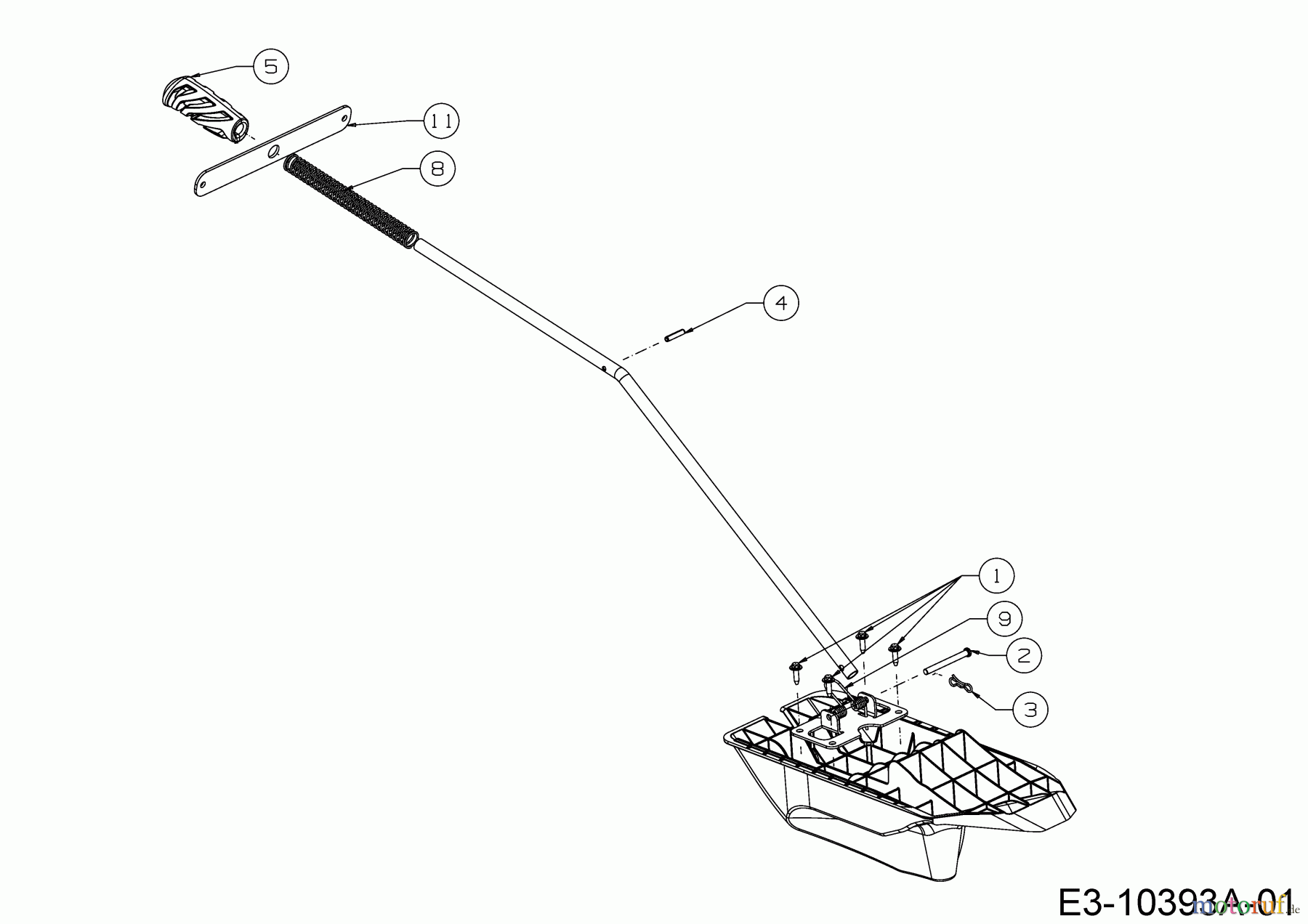  MTD Zubehör Zubehör Garten- und Rasentraktoren Mulch Kits für A Serie (NX-15) mit Mähwerk R 196-550-000  (2019) Mulch Kit