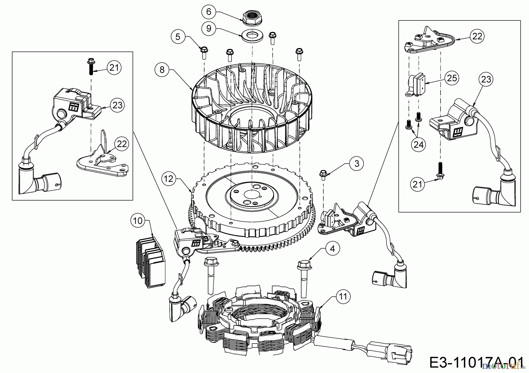  MTD-Motoren Vertikal 9Q78HW 752Z9Q78HW (2020) Zündung