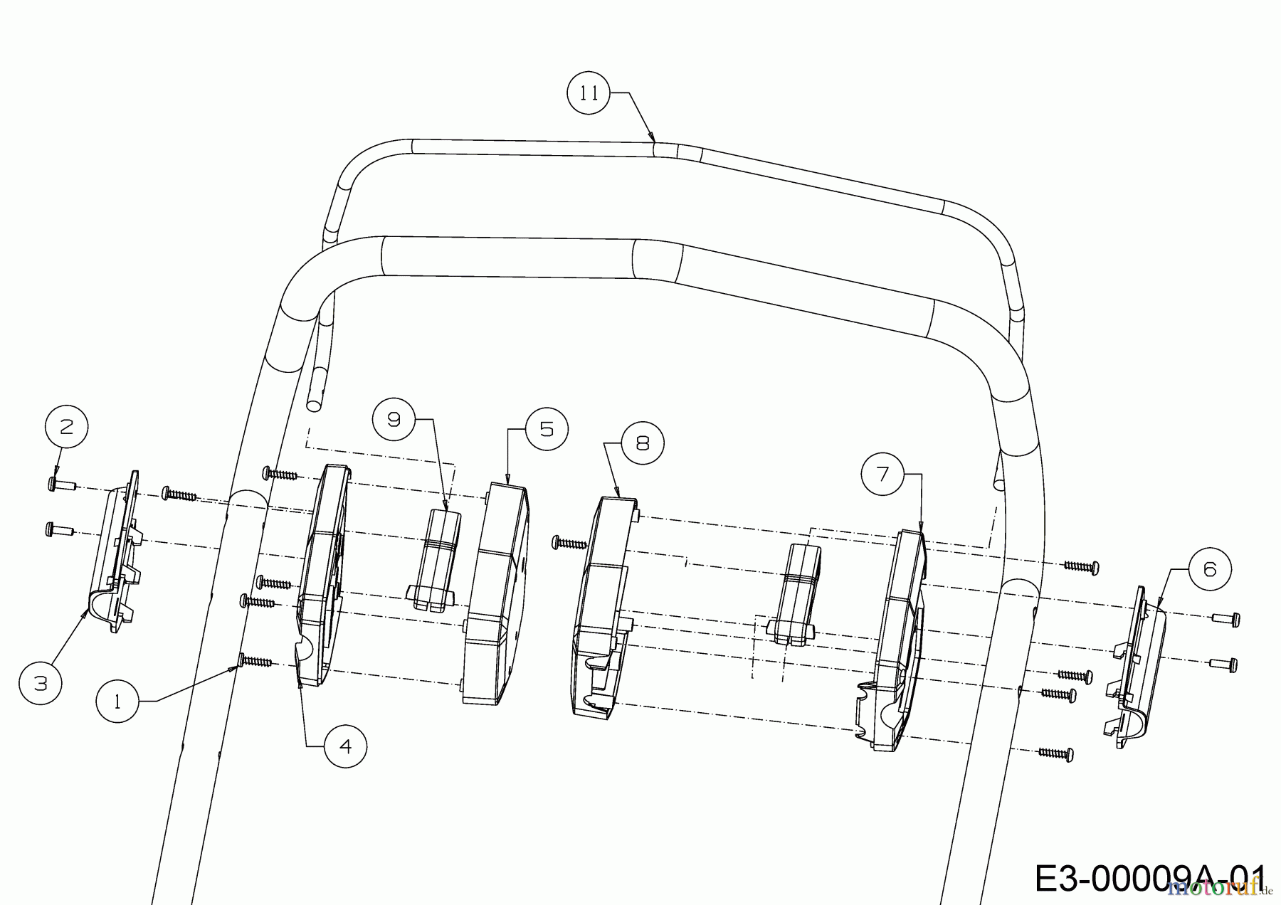  Cub Cadet Motormäher XM1 DP46 11A-YAKC603 (2020) Bremsbügel
