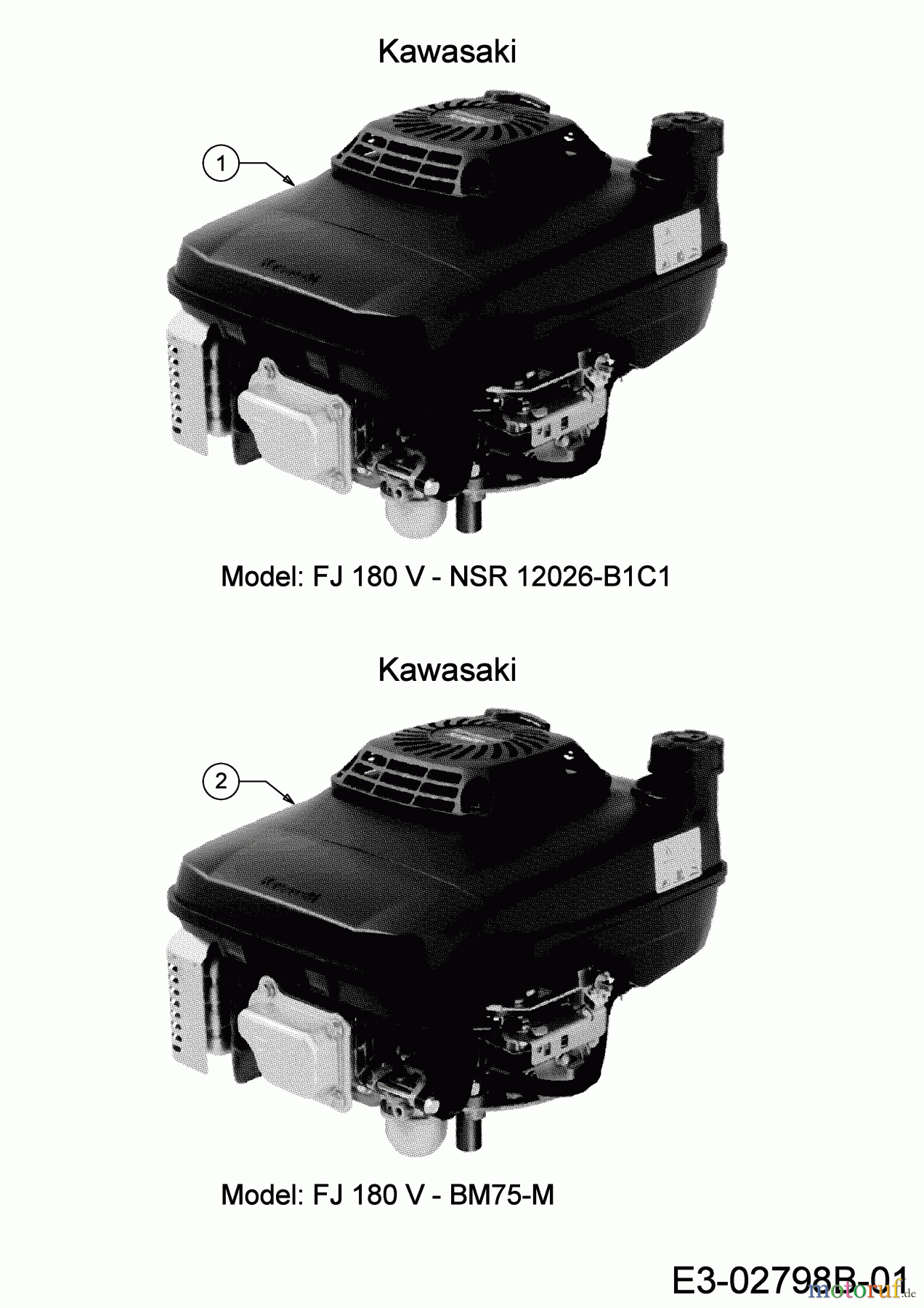  Cub Cadet Motormäher mit Antrieb LM3 ER53S 12BBPV7D603 (2020) Motor Kawasaki
