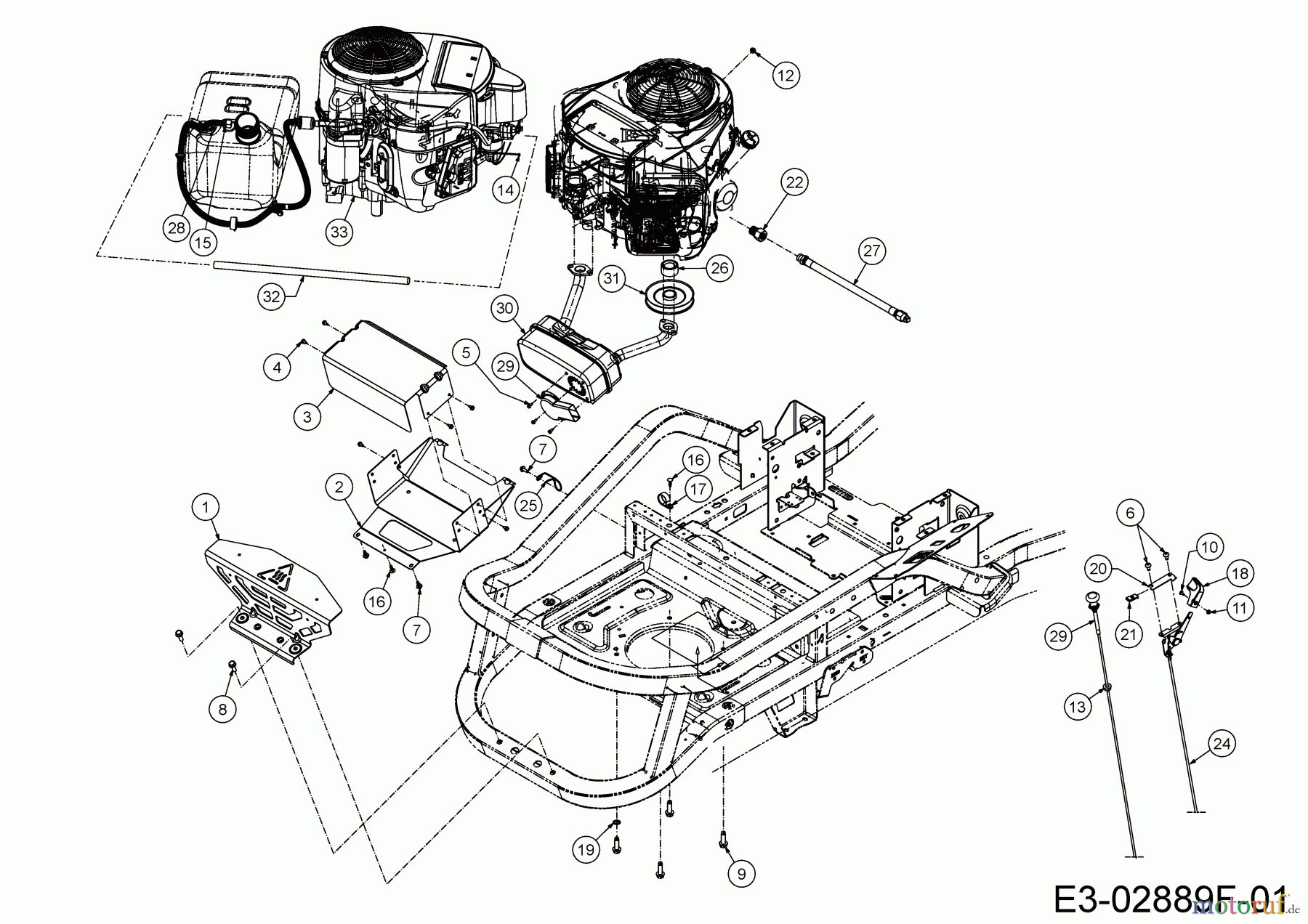  Cub Cadet Zero Turn XZ5 L127 17AIEACZ603 (2020) Choke- und Gaszug, Motorzubehör