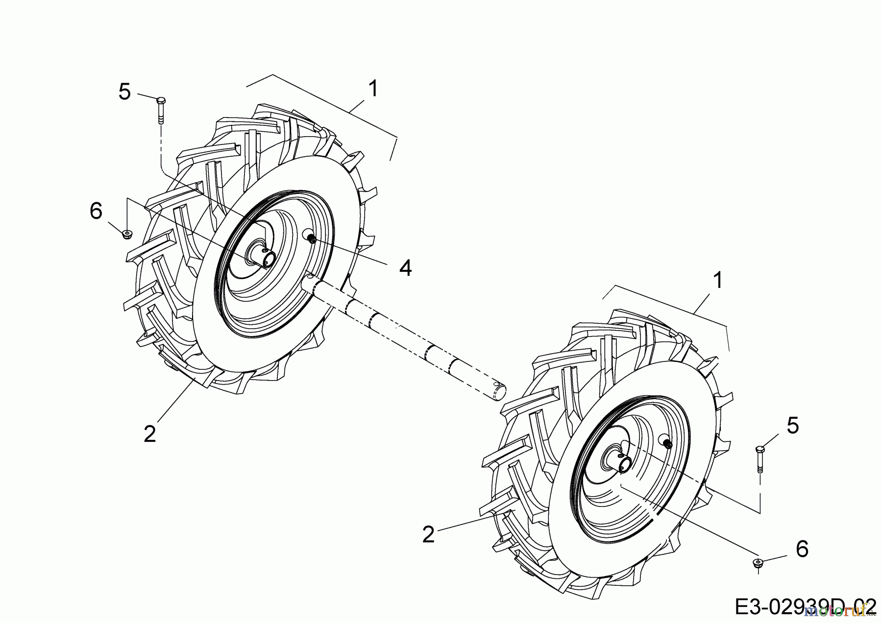  Cub Cadet Motorhacken XC3 F46 21BB45M8603  (2020) Räder