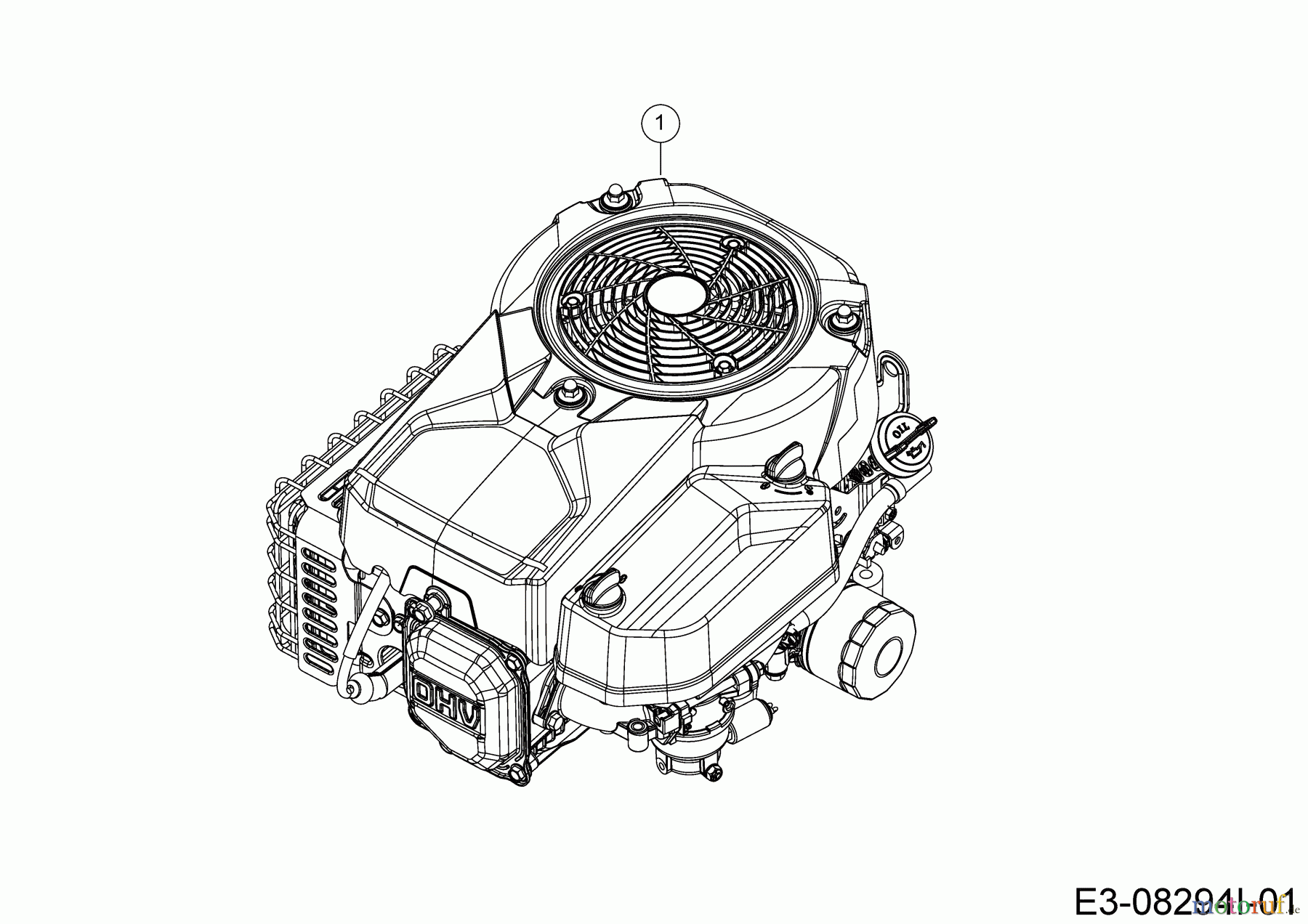  Cub Cadet Rasentraktoren LR1 MR76 13A726HD603 (2020) Motor