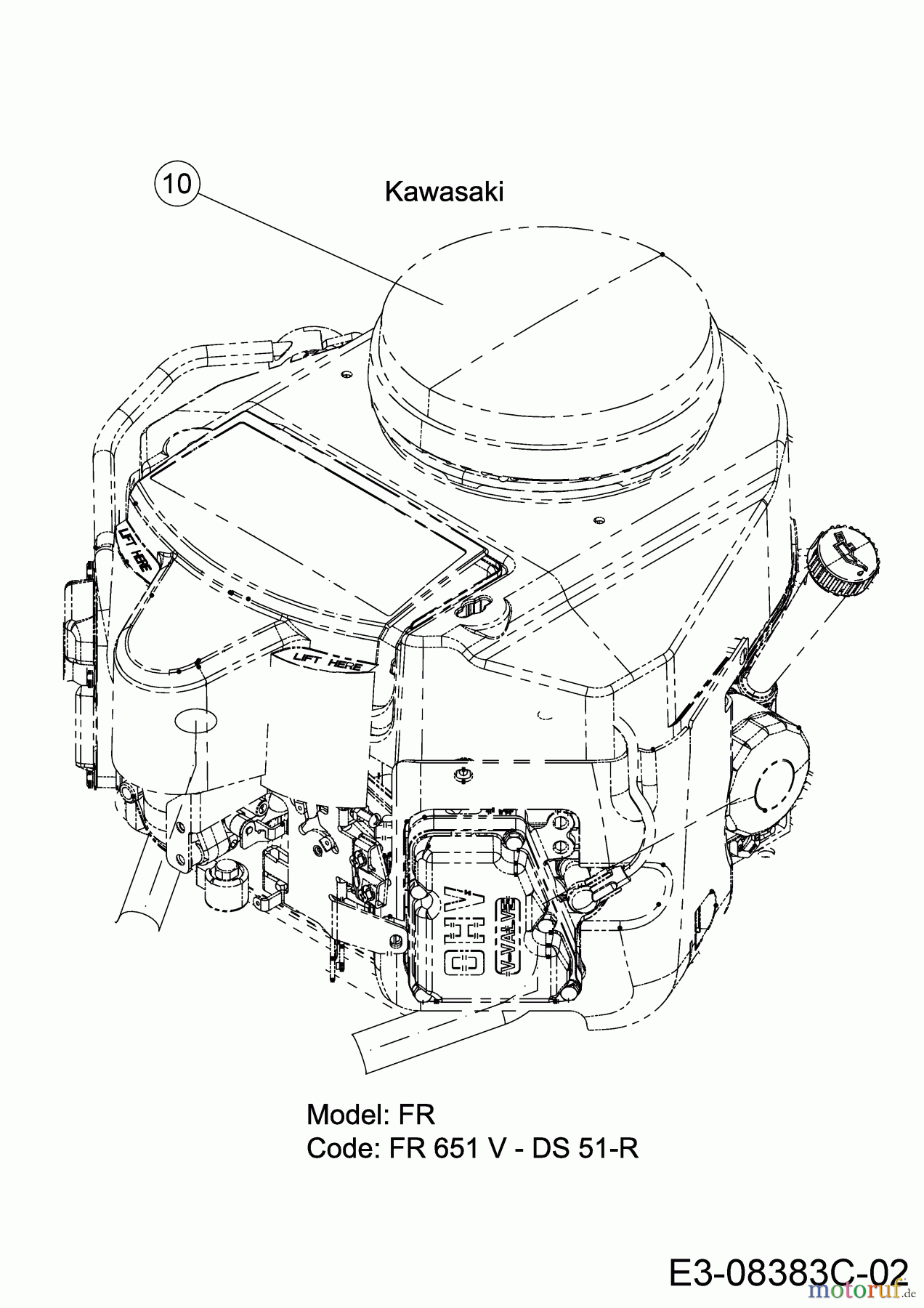  Cub Cadet Zero Turn XZ1 127 17CICACQ603  (2020) Motor Kawasaki ab 15.04.2019