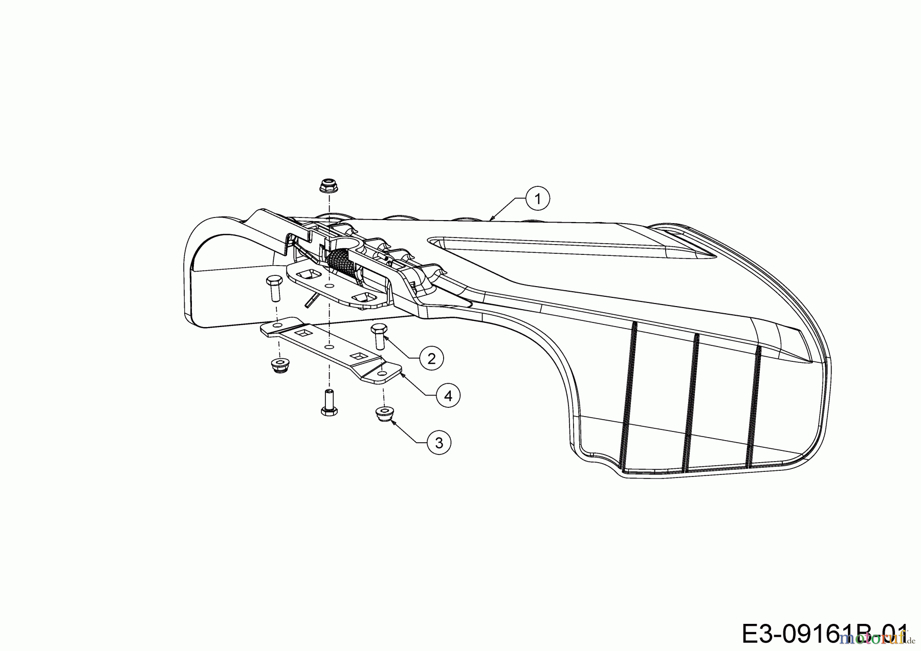  Cub Cadet Zero Turn XZ5 L107 17AAEACS603 (2020) Deflektor