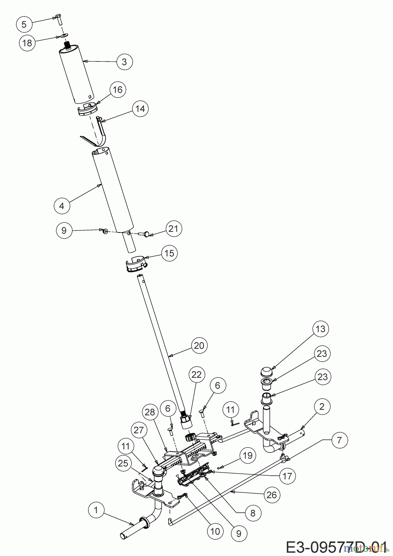  Cub Cadet Rasentraktoren LR1 MS76 13A726JD603 (2020) Lenkung