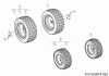 Cub Cadet XT3 QS127 14AFA5TQ603 (2023) Ersatzteile Räder