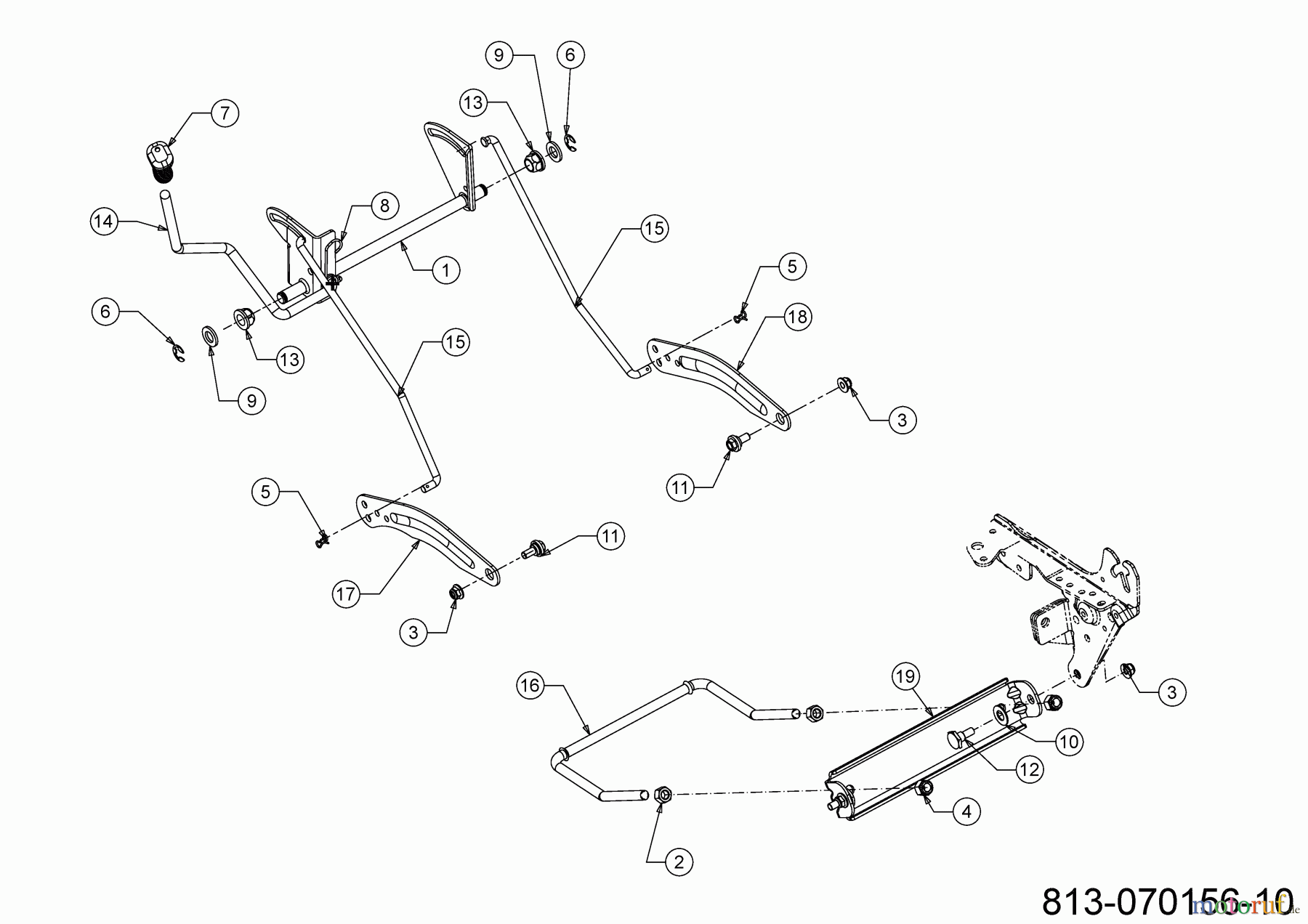  Cub Cadet Rasentraktoren LT2 NR92 13AB71BE603 (2023) Mähwerksaushebung