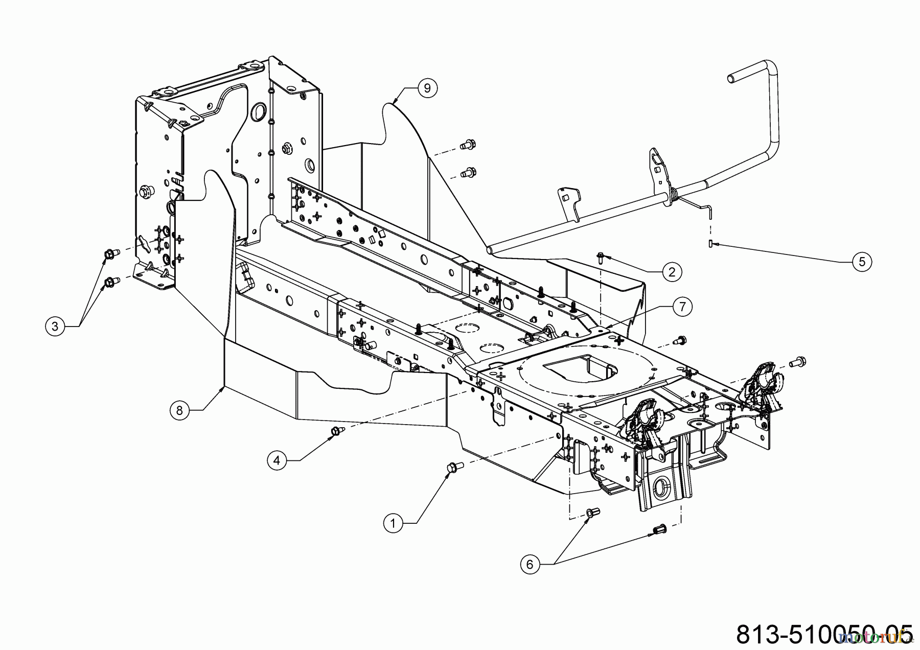  Cub Cadet Rasentraktoren XT2 PS117 13AJA1TT603 (2023) Keilriemenschutz