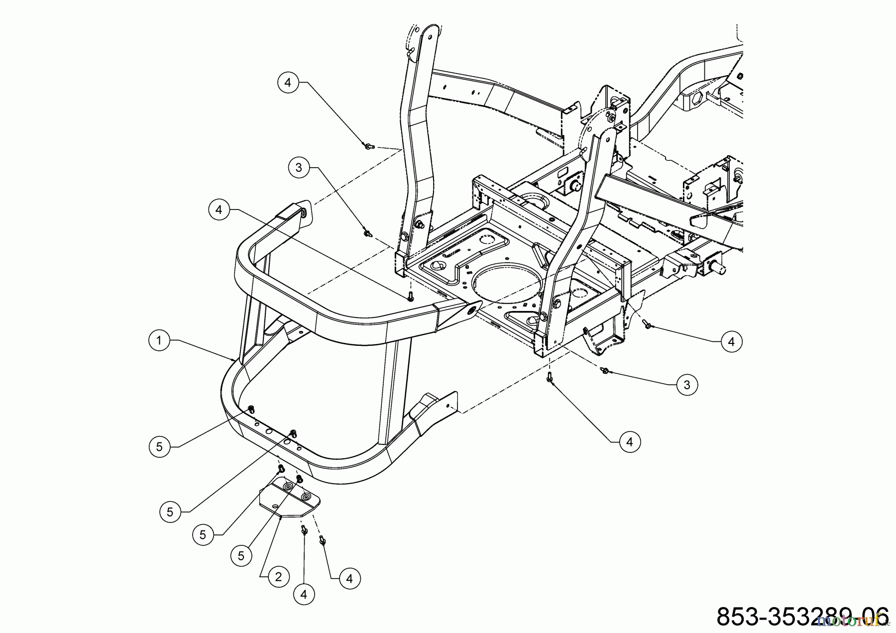  Cub Cadet Zero Turn XZ7 L152I ULTIMA 47ATAHA8603 (2021) Stoßsfänger