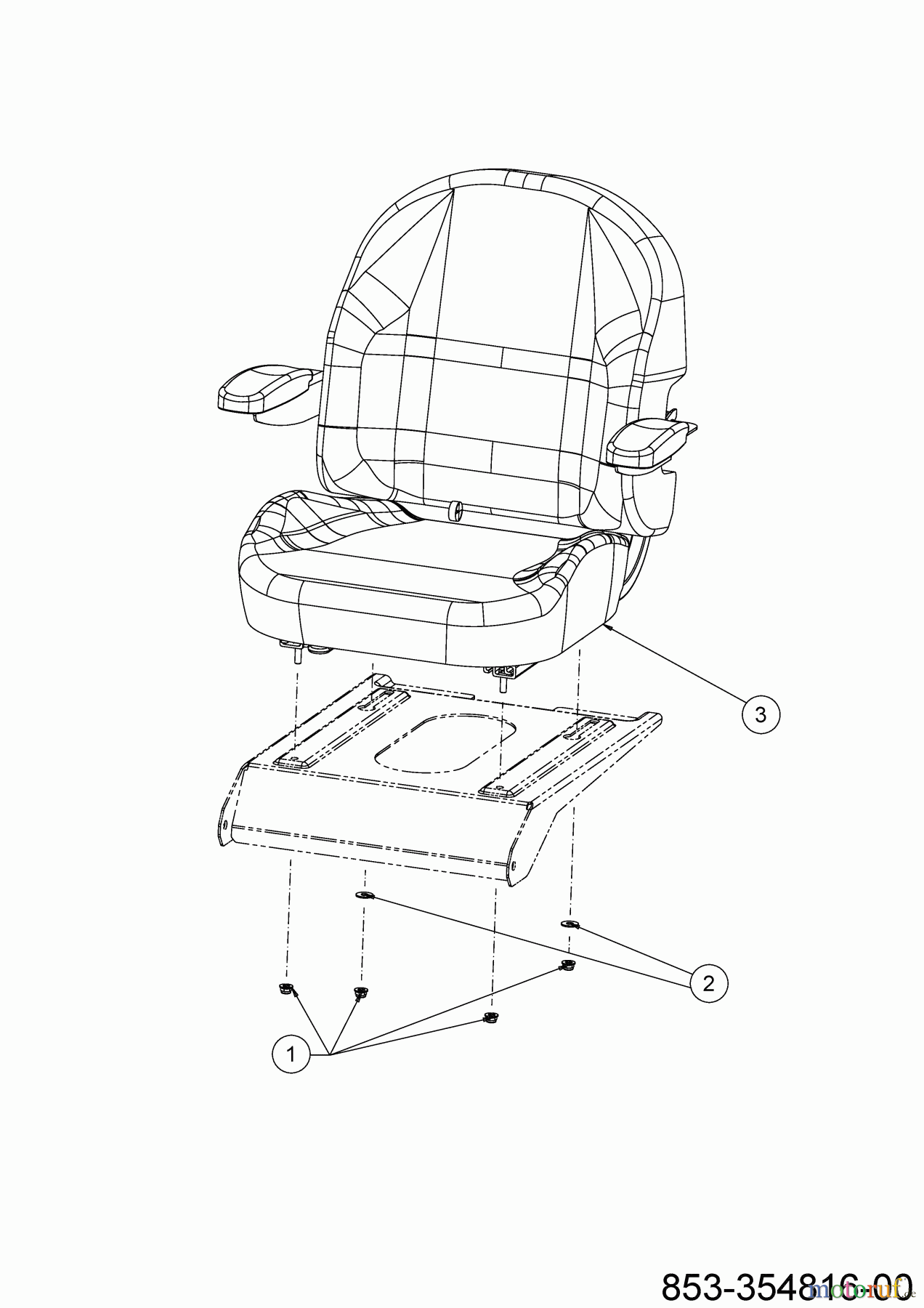  Cub Cadet Zero Turn XZ6 S127 17AIGGY2603 (2022) Sitz