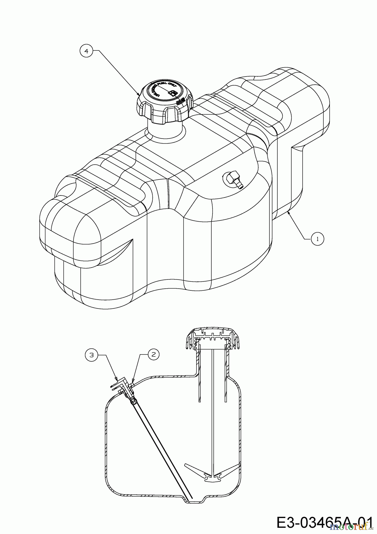  Cub Cadet Zero Turn XZ2 127 17BICBYQ603  (2021) Tank