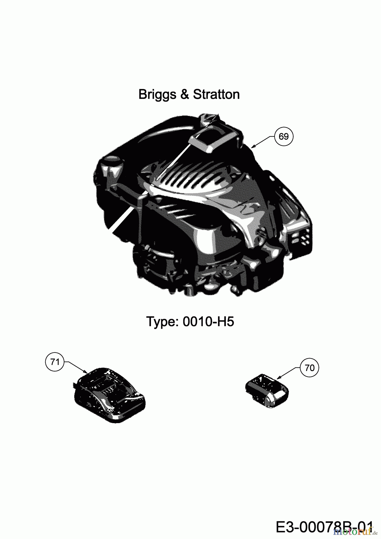  Wolf-Garten Motormäher mit Antrieb A 460 ASPHWIS 12BYTVB9650 (2020) Motor