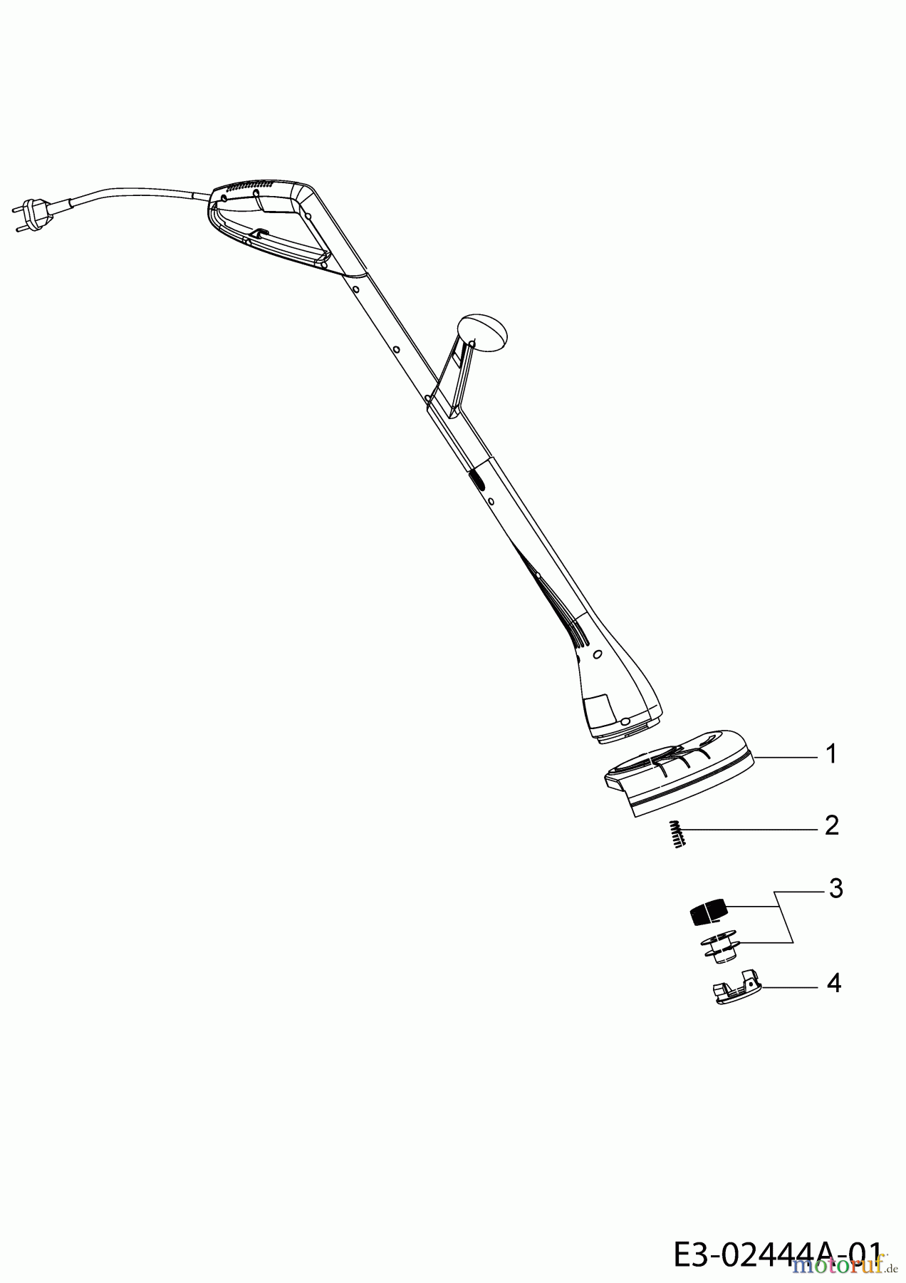  Wolf-Garten Elektrotrimmer Campus 250 RT 41ATE0-0650  (2019) Grundgerät