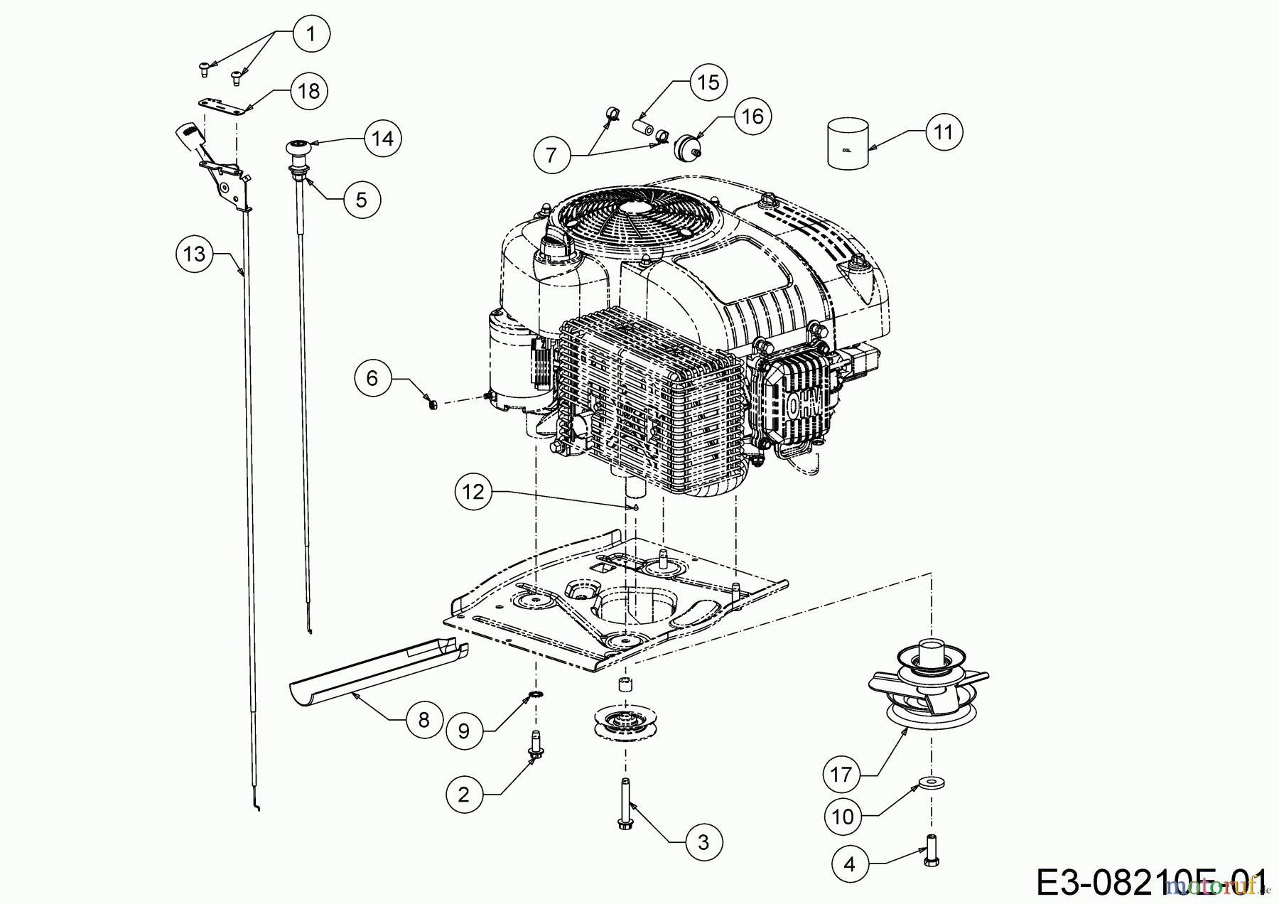  Wolf-Garten Rasentraktoren Scooter Pro 13C226HD650  (2020) Choke- und Gaszug, Motorzubehör