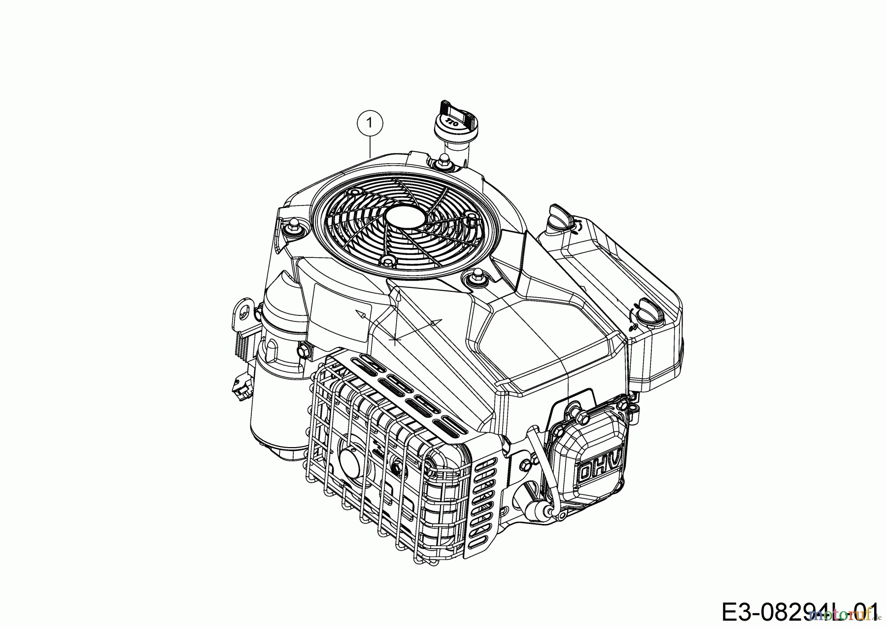  Wolf-Garten Rasentraktoren Scooter Hydro 13A721SD650  (2020) Motor