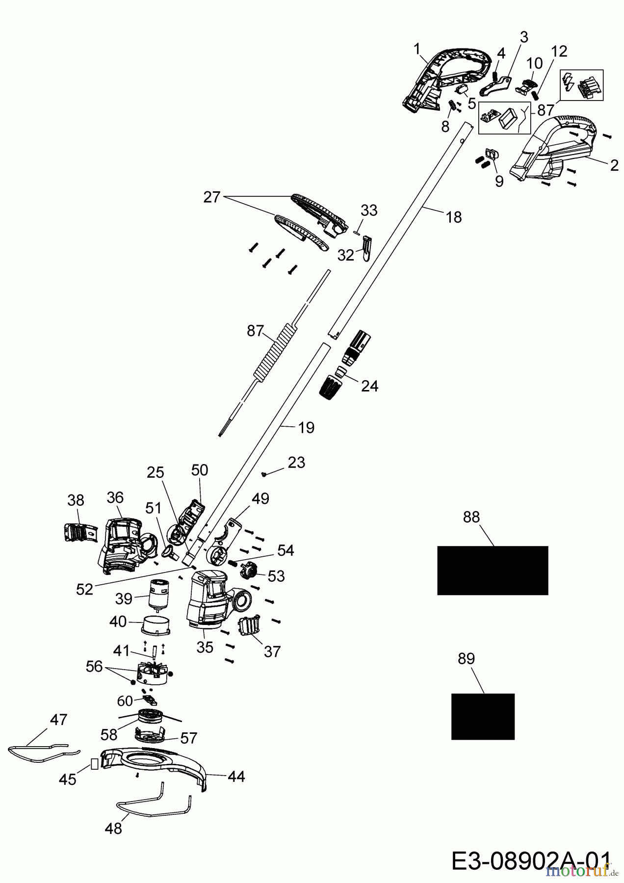  Wolf-Garten Akkutrimmer Li-Ion Power GTB 36 41AJLTAC650  (2019) Grundgerät