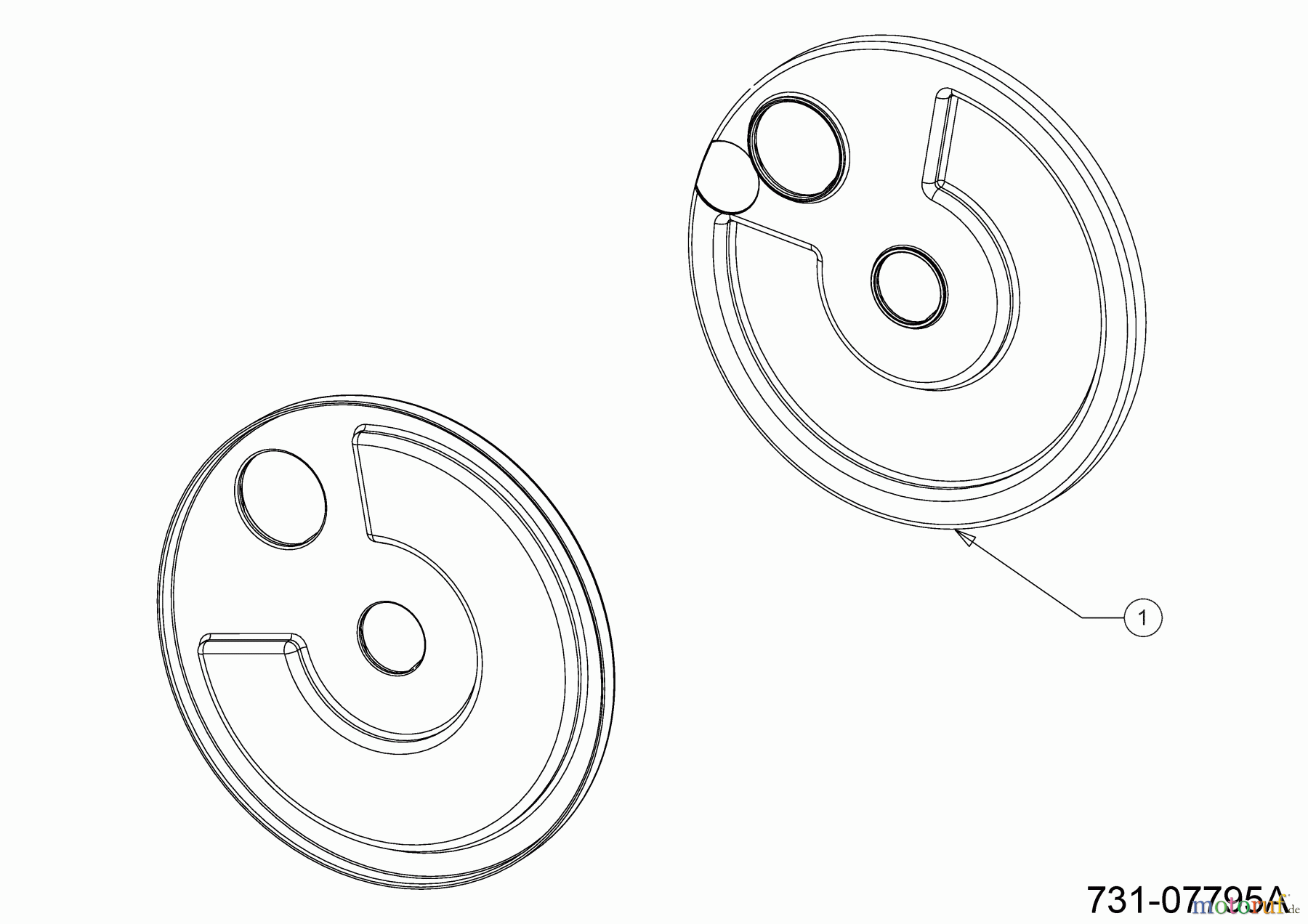  Wolf-Garten Motormäher mit Antrieb A 4600 A 12D-TOSC650 (2022) Radabdeckung