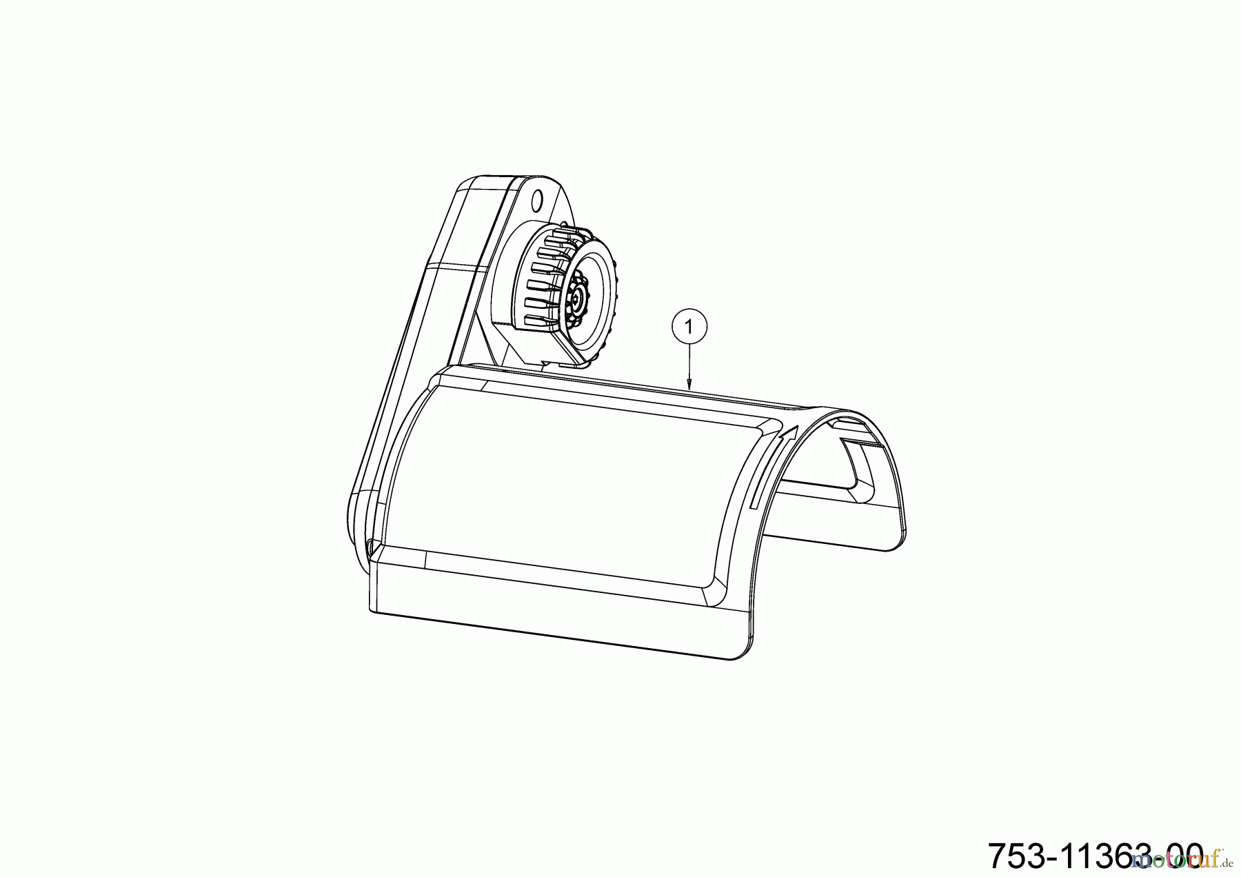  Wolf-Garten MultiStar e-multi-star® System Bürstensystem - BR 16 eM 72AMSD-1650 (2023) ADAPTER BÜRSTE