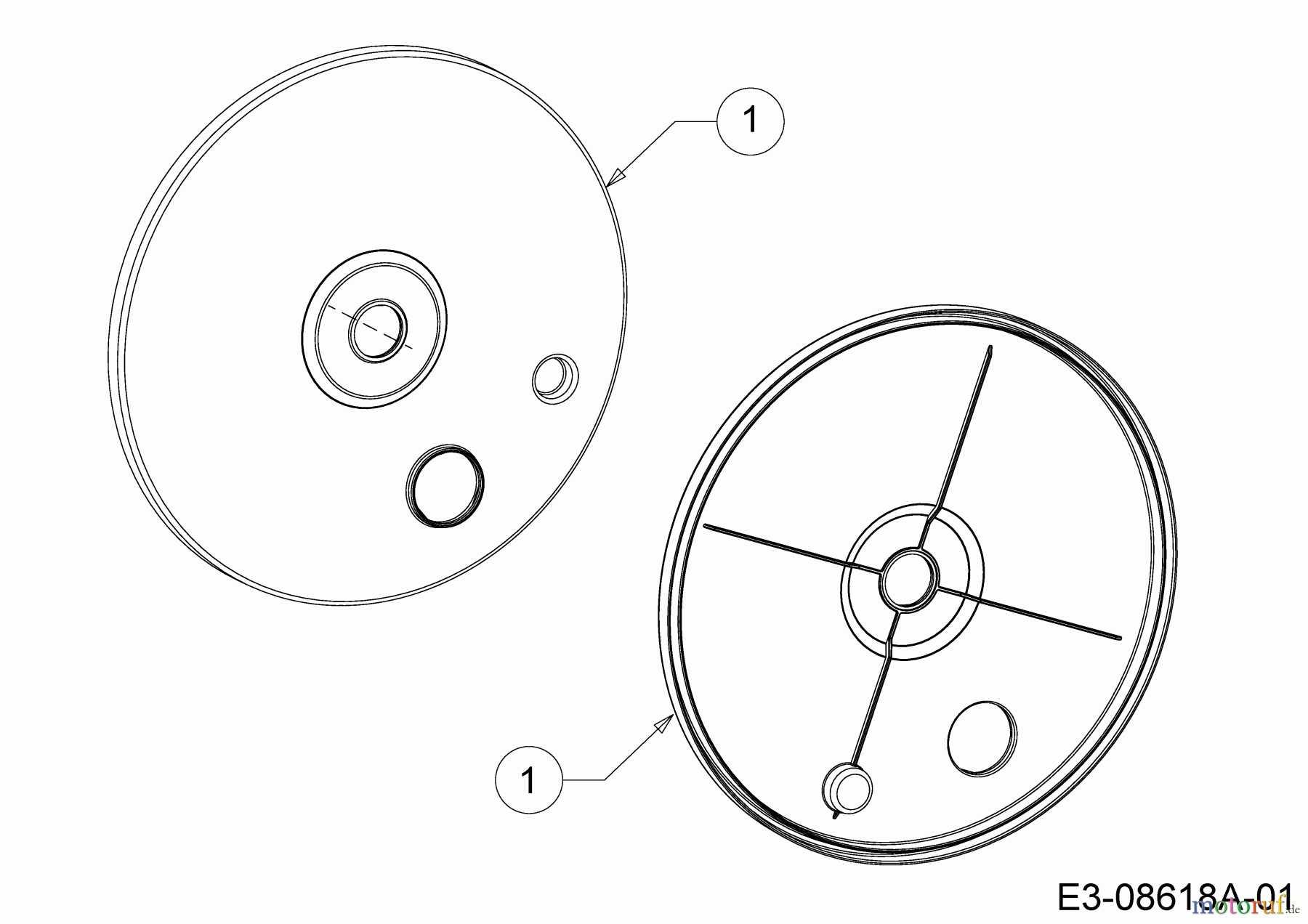  Wolf-Garten Motormäher mit Antrieb A 530 ASPHWIS 12CYPV7E650 (2021) Radabdeckungen