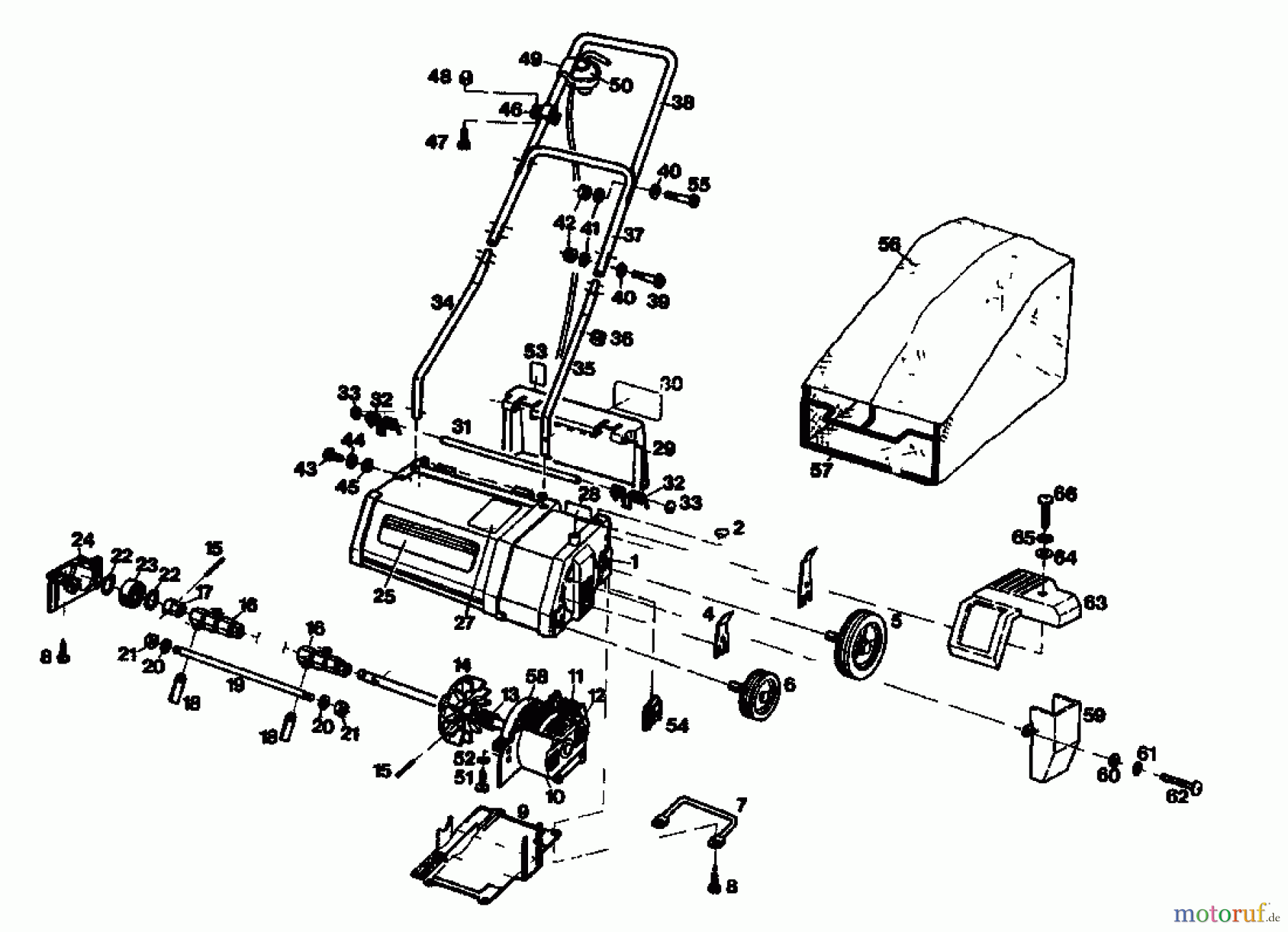  Gutbrod Elektrovertikutierer VE 32 02890.06  (1987) Grundgerät