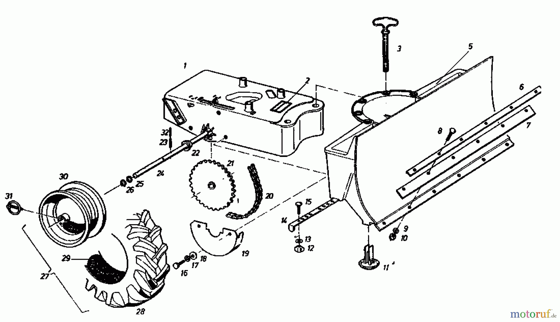  Gutbrod Schneeräumer SR 800 02888.05  (1987) Grundgerät