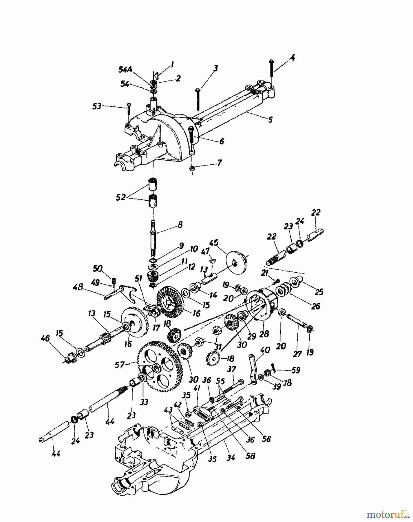  Super Rasentraktoren Super 12-96 I/C 137-6520  (1987) Getriebe