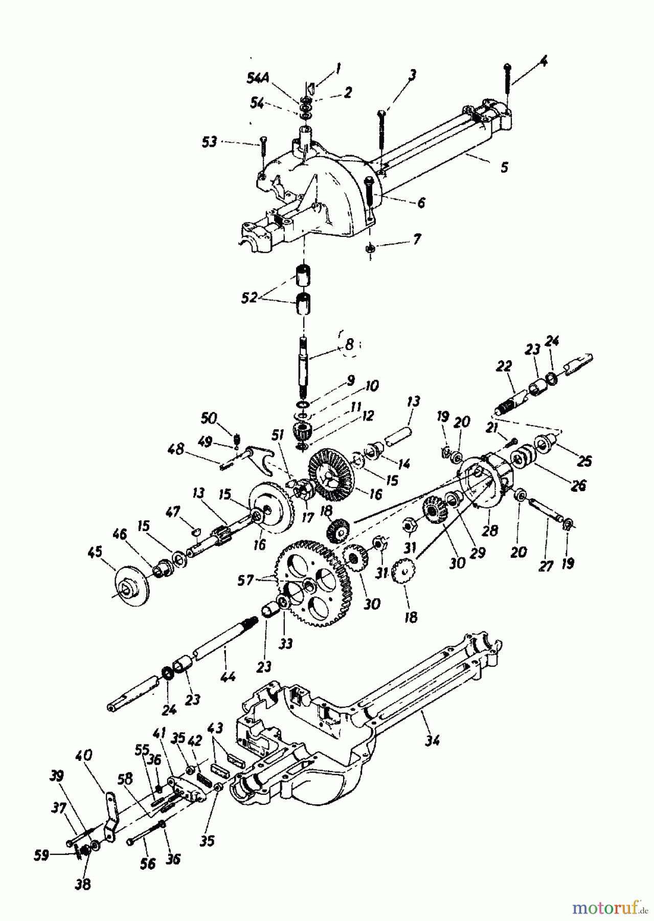  Columbia Rasentraktoren 8/760 HA 139-5040  (1989) Getriebe