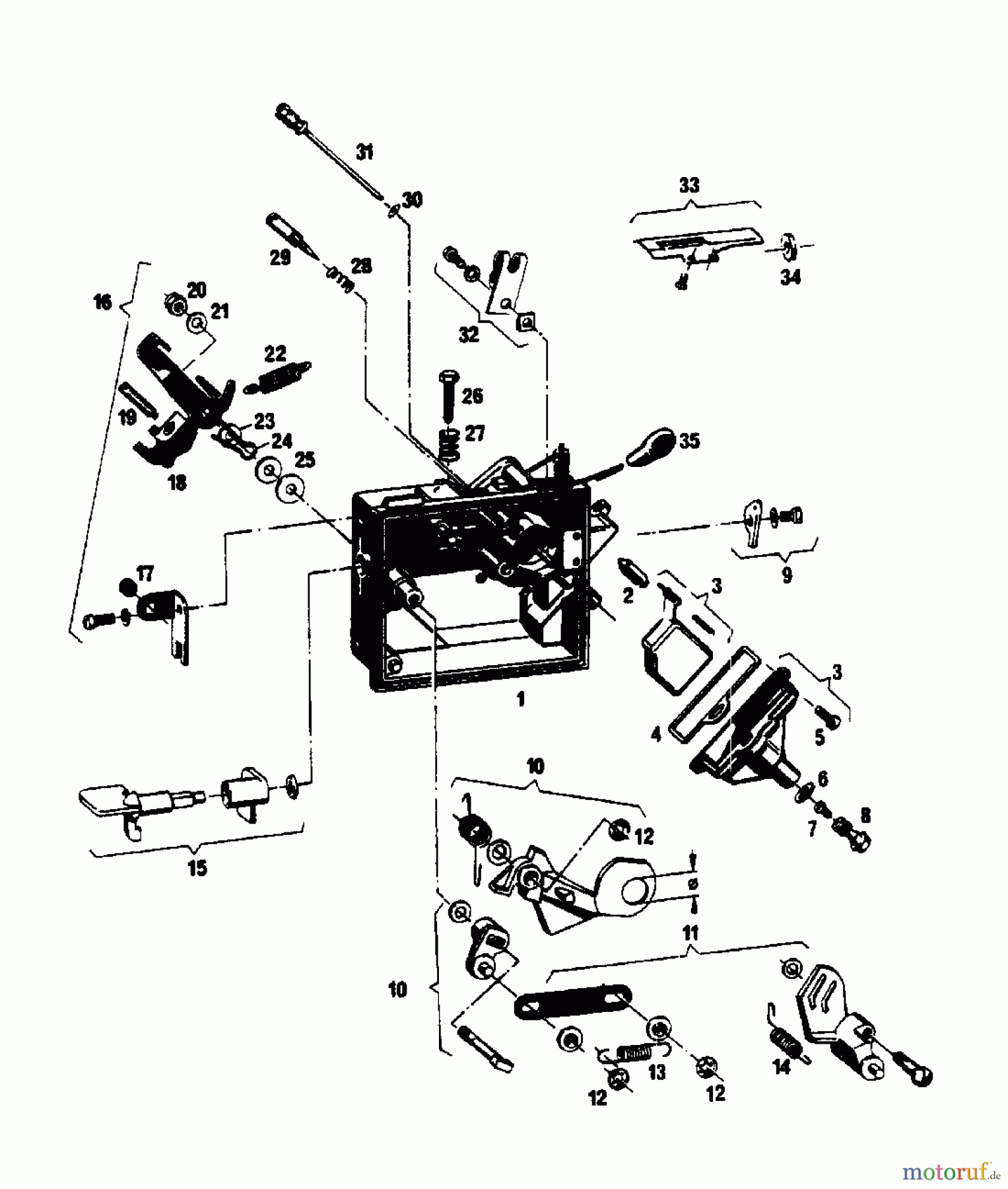  Gutbrod Motormäher mit Antrieb SB 51 R 02608.04  (1988) Vergaser