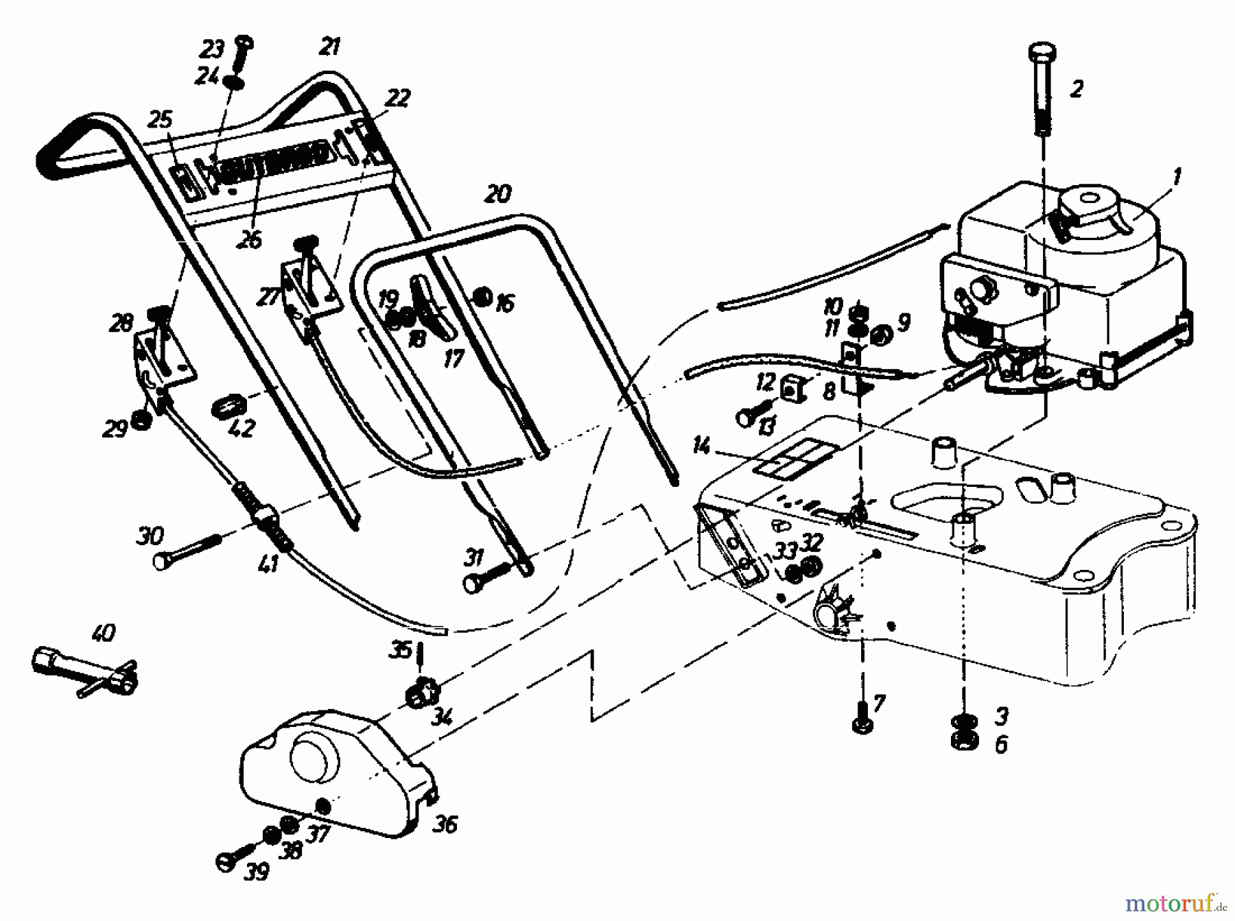  Gutbrod Schneeräumer SR 800 02888.05  (1988) Holm