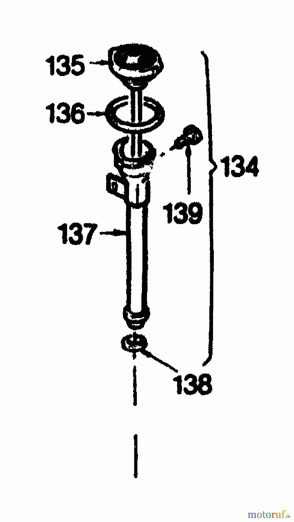  Gutbrod Motormäher mit Antrieb HB 47 R 02847.08  (1989) Ölmeßstab