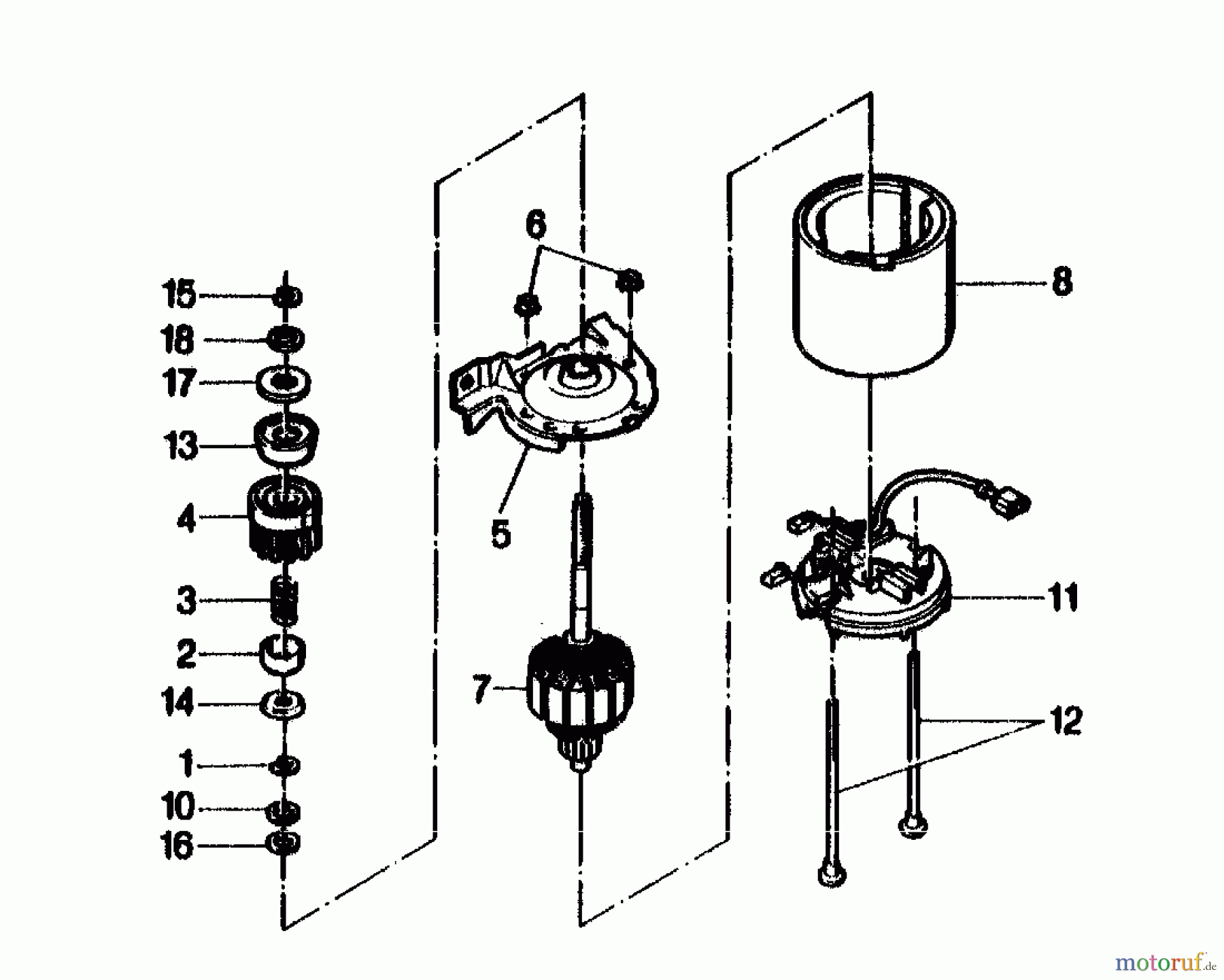  Gutbrod Motormäher mit Antrieb HB 47 R 02847.01  (1989) Elektrostarter