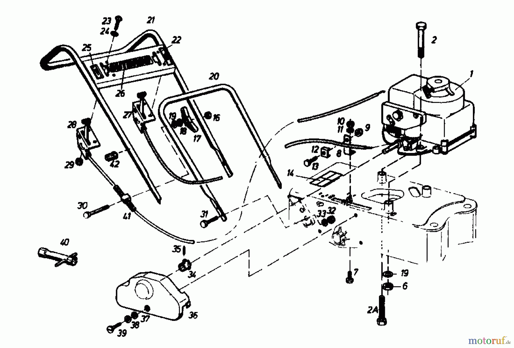  Gutbrod Schneeräumer SR 800 E 02888.06  (1989) Holm