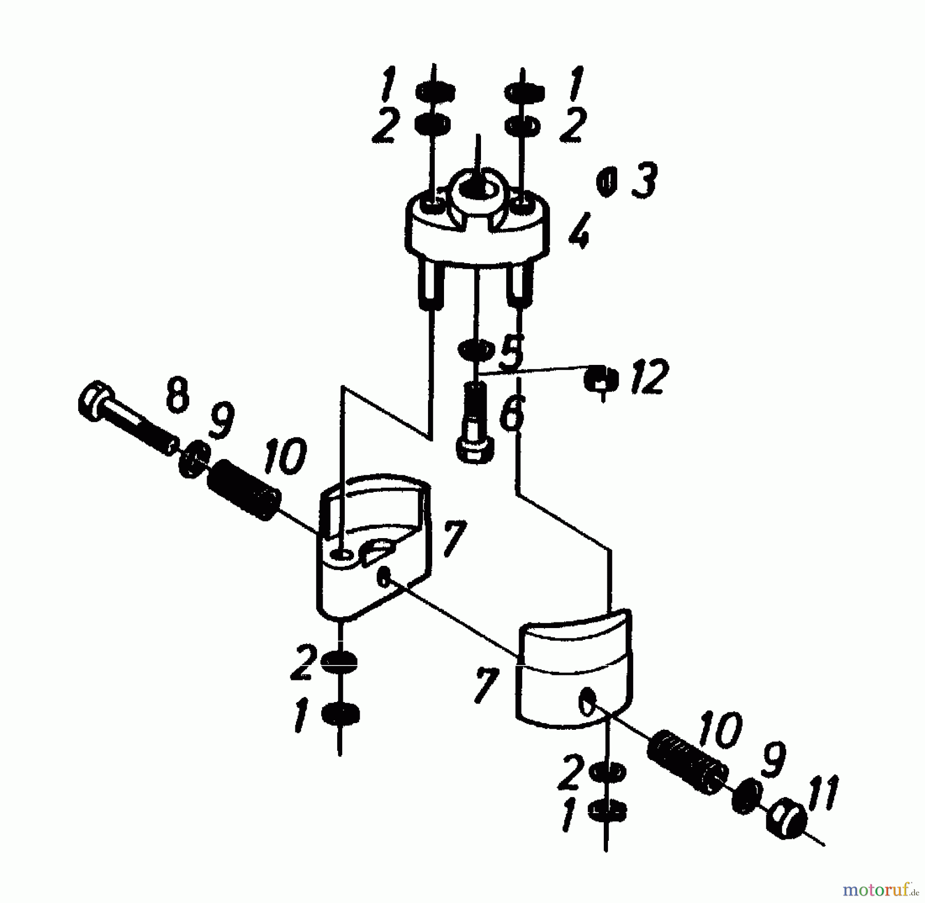  Gutbrod Balkenmäher BM 100-2/G 07507.01  (1989) Kupplung