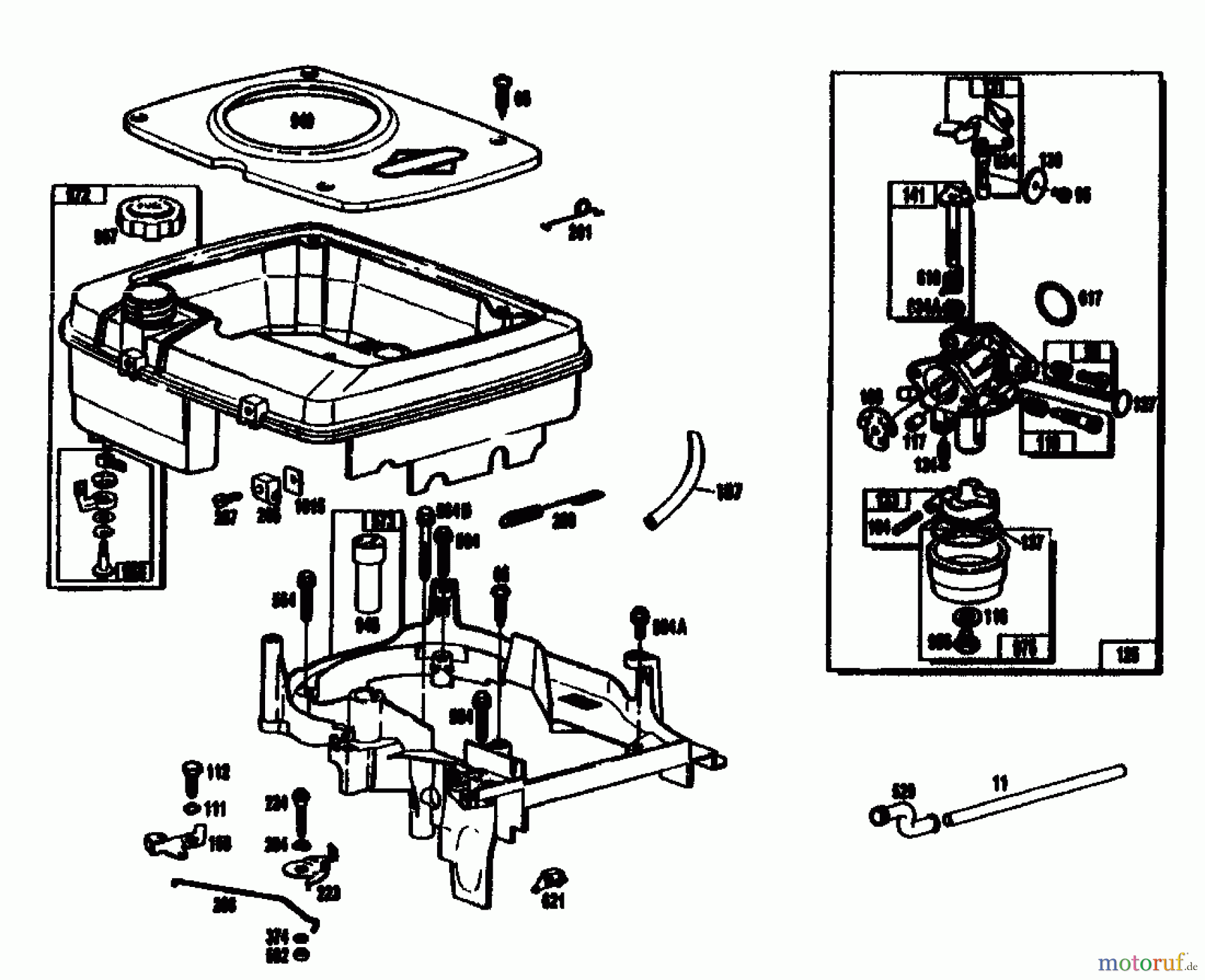  Gutbrod Balkenmäher BM 710 07515.01  (1989) Tank